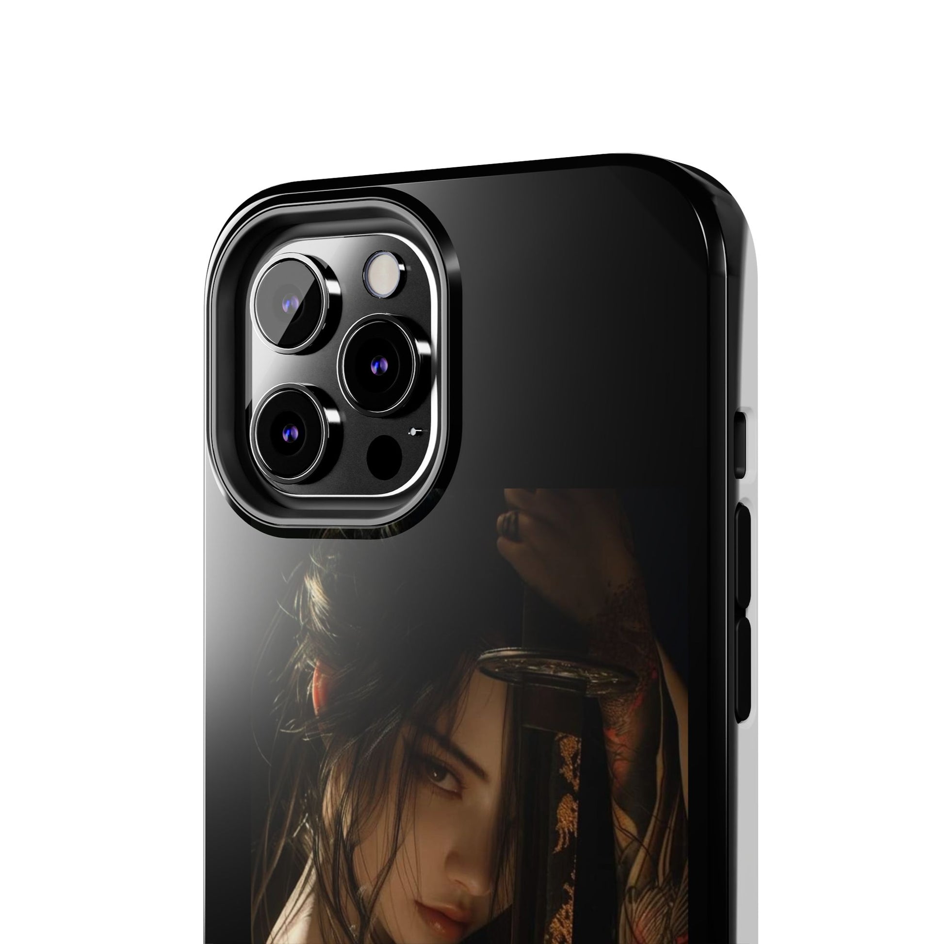 Samurai Female Warrior Design Phone Cases for iPhone & Samsung Galaxy Phones