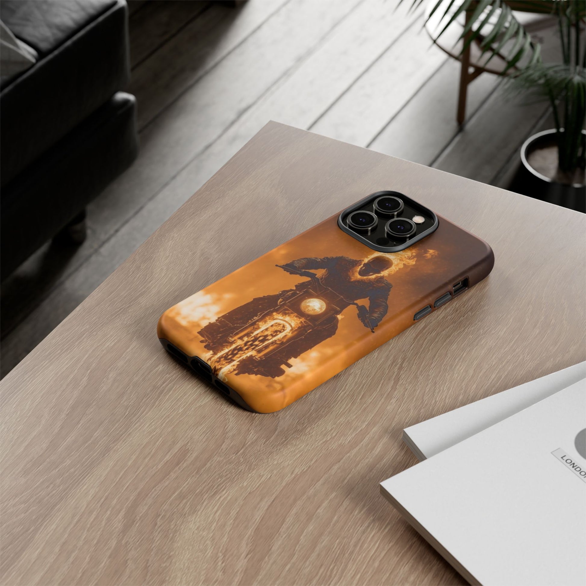 Marvel's Ghostrider Tough Cases for iPhones, Samsung, and Pixel