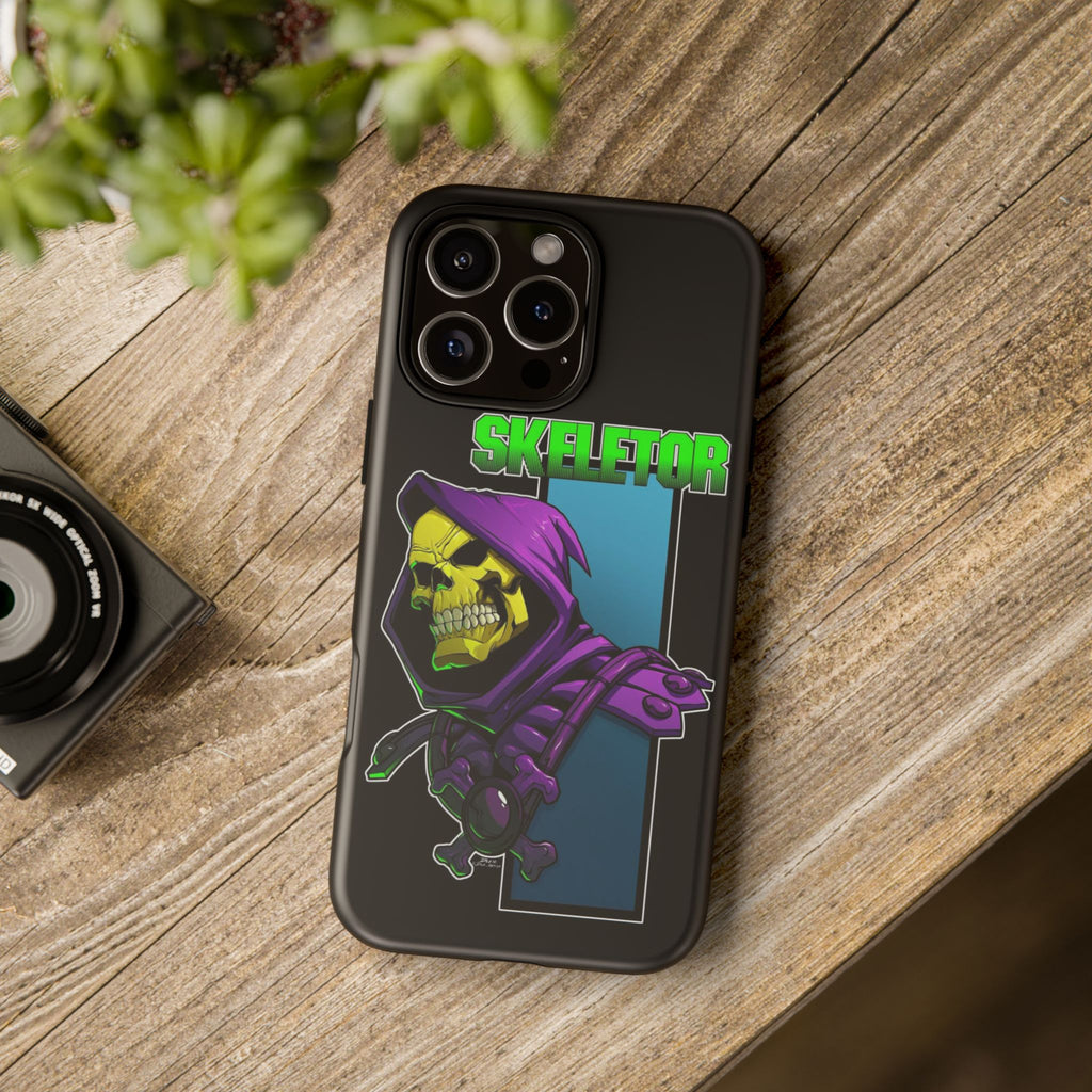 Skeletor Tough Cases for iPhones, Samsung, and Pixel