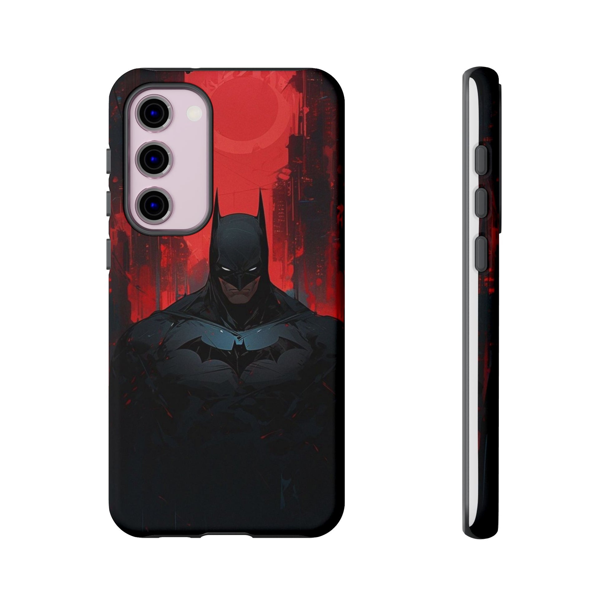 The Dark Knight Batman Tough Cases for iPhones, Samsung, and Pixel