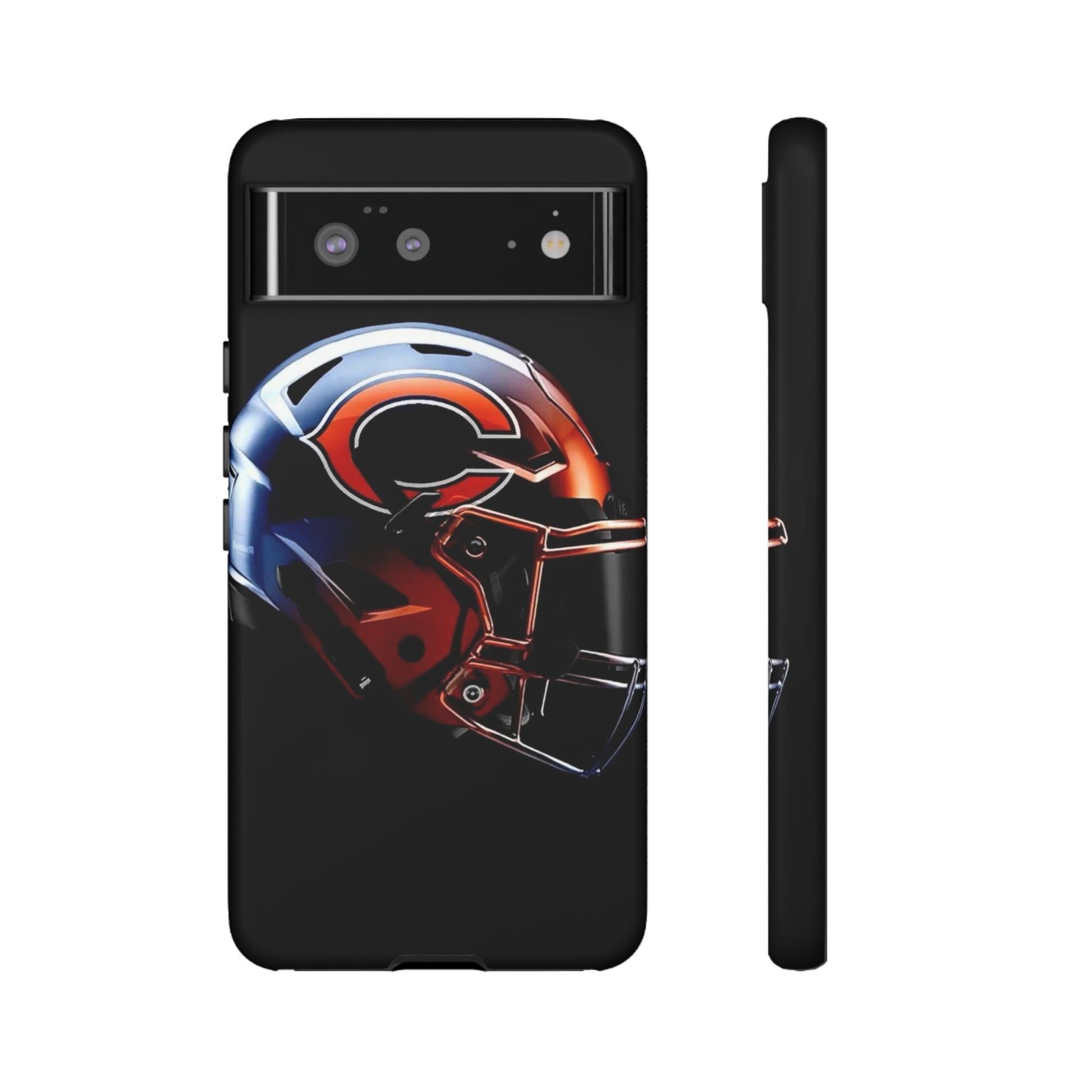 Football Helmet Chicago Bears Phone Case, Tough Cases for iPhones, Samsung, and Pixel