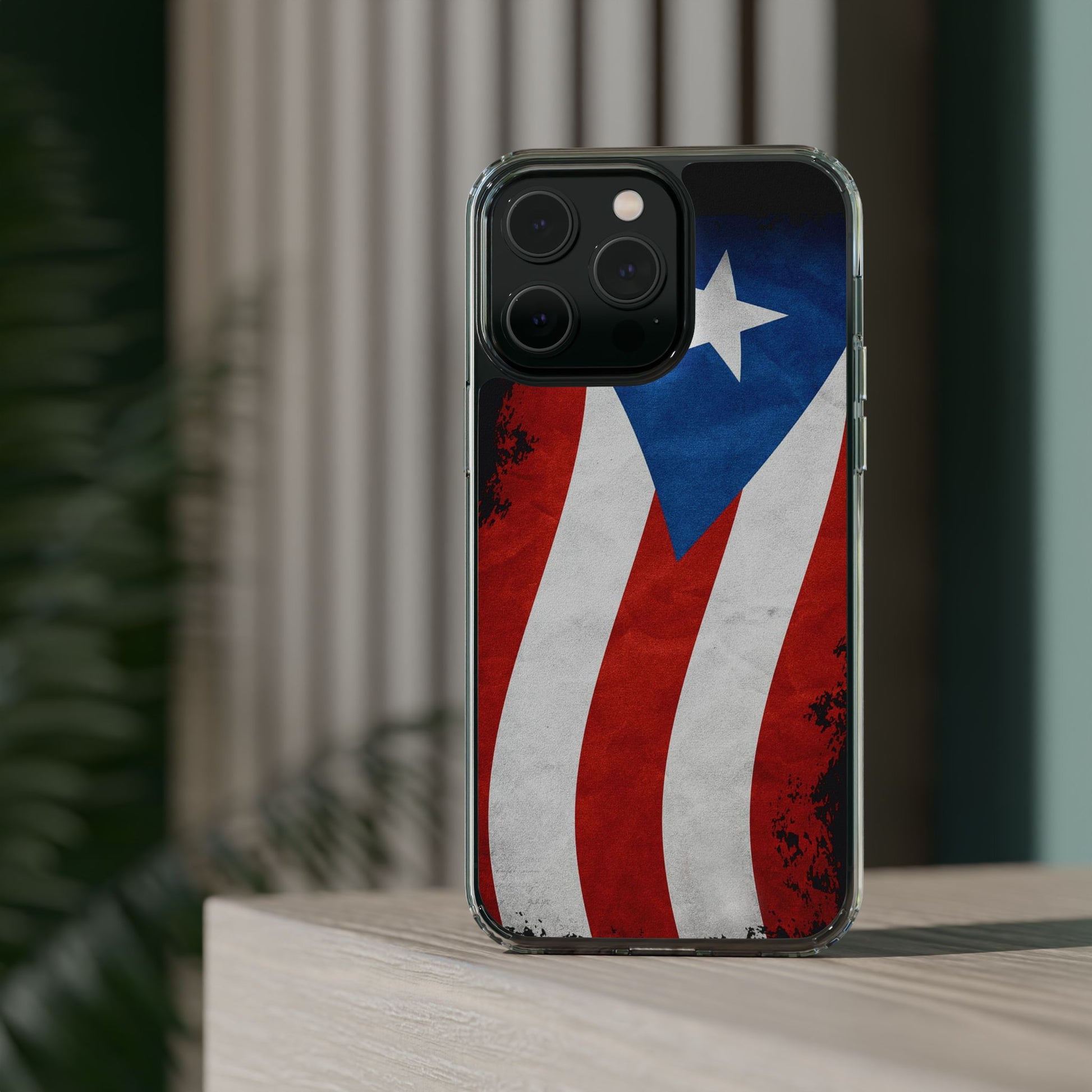 Puerto Rican Flag Art Inspired Iphone and Samsung Protective case