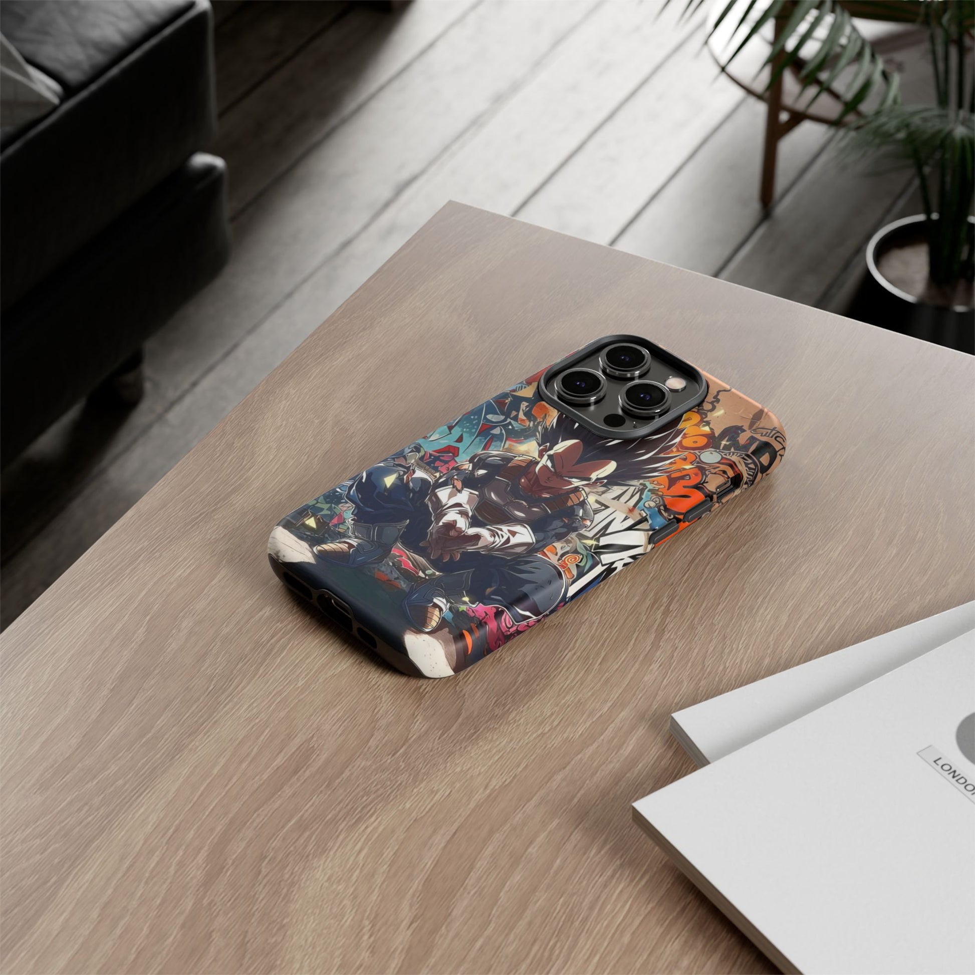 Anime Vegeta Dragon ball Z Tough Cases for iPhones, Samsung, and Pixel