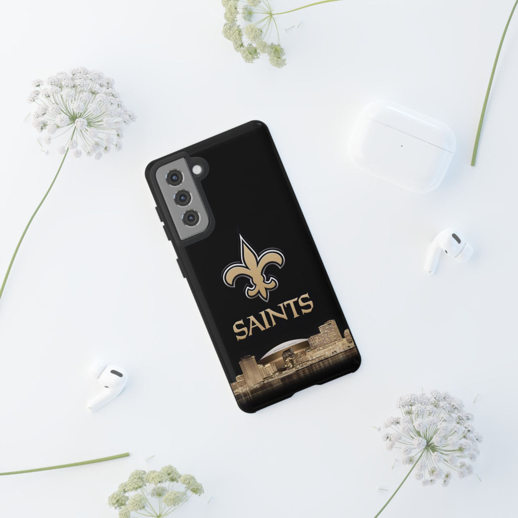 Football New Orleans Saints Logo Tough Cases for iPhones, Samsung, and Pixel