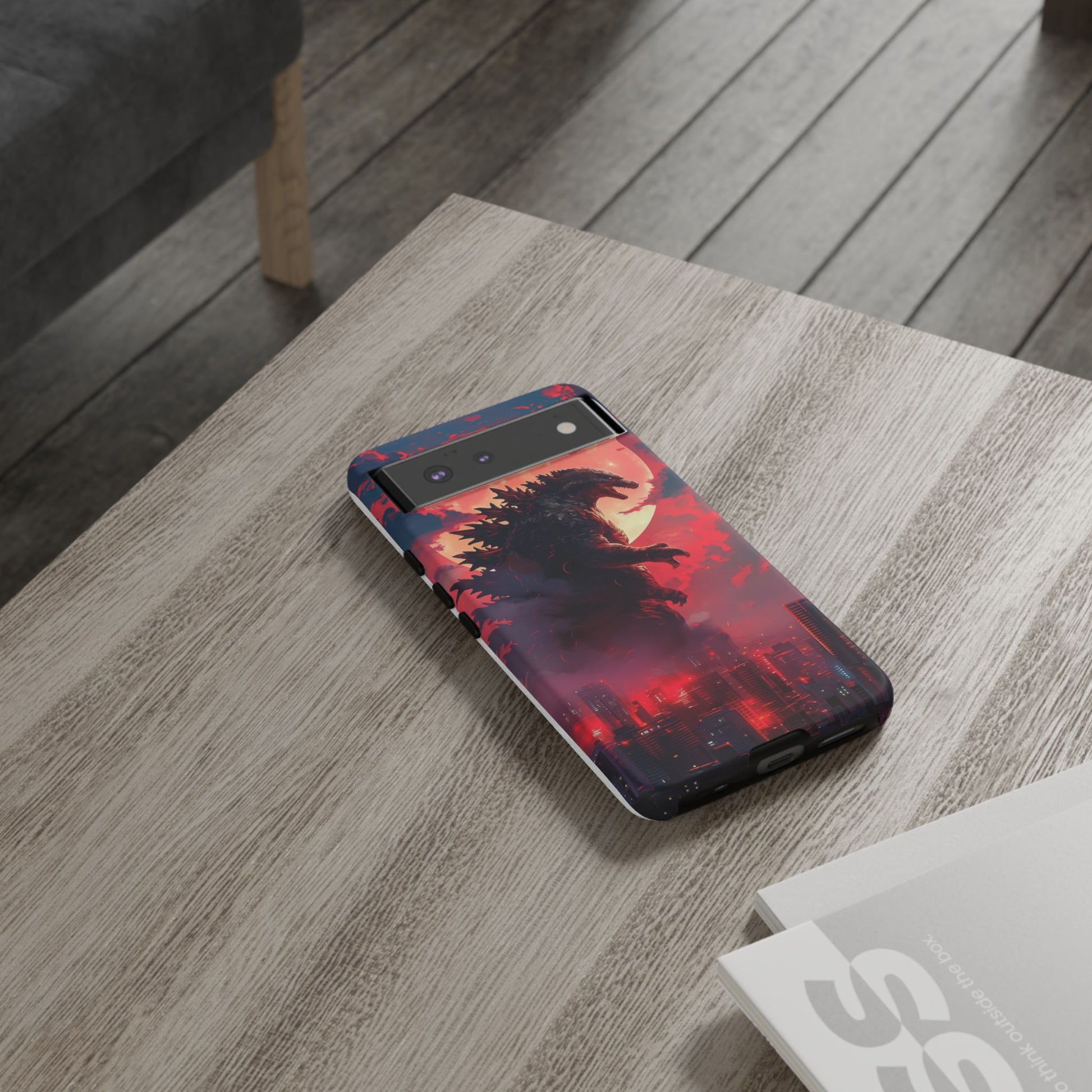 King of Monsters Godzilla Tough Phone Cases for iPhones, Samsung, and Pixel