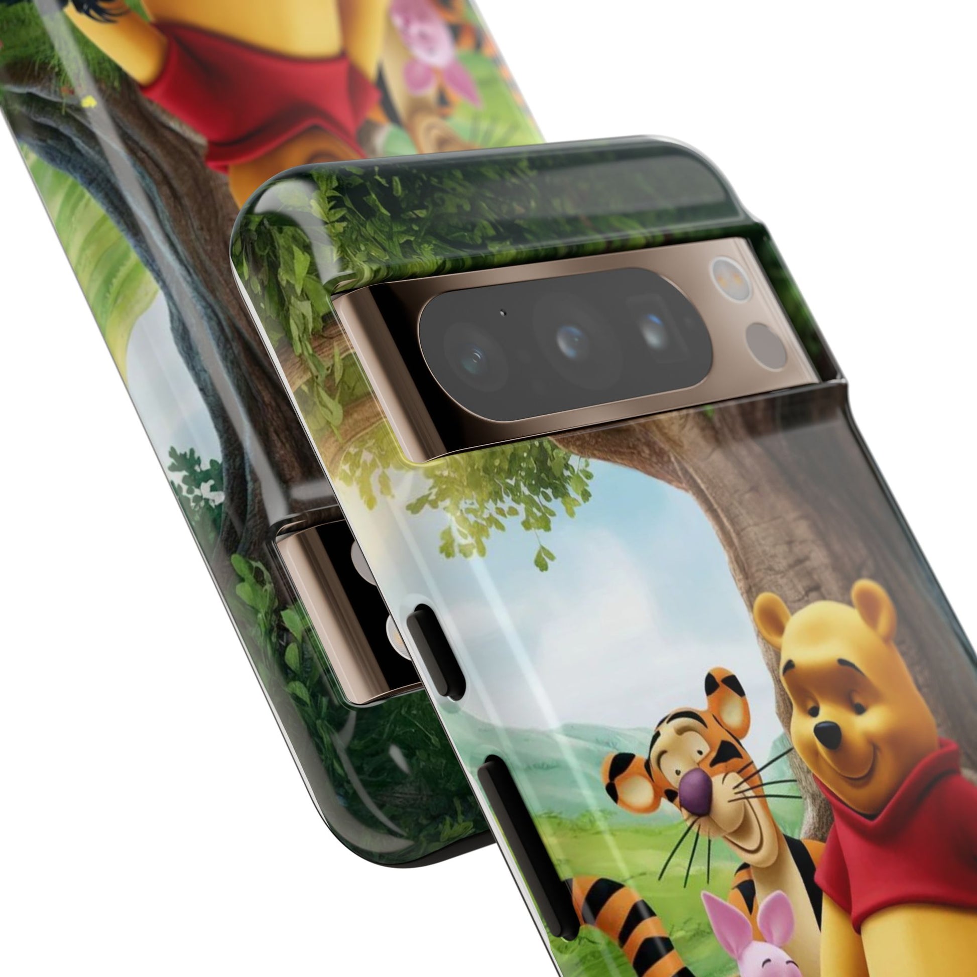 Cute Pooh Bear Phone Case, Tough Cases, Disney Phone for iPhones, Samsung, and Pixel