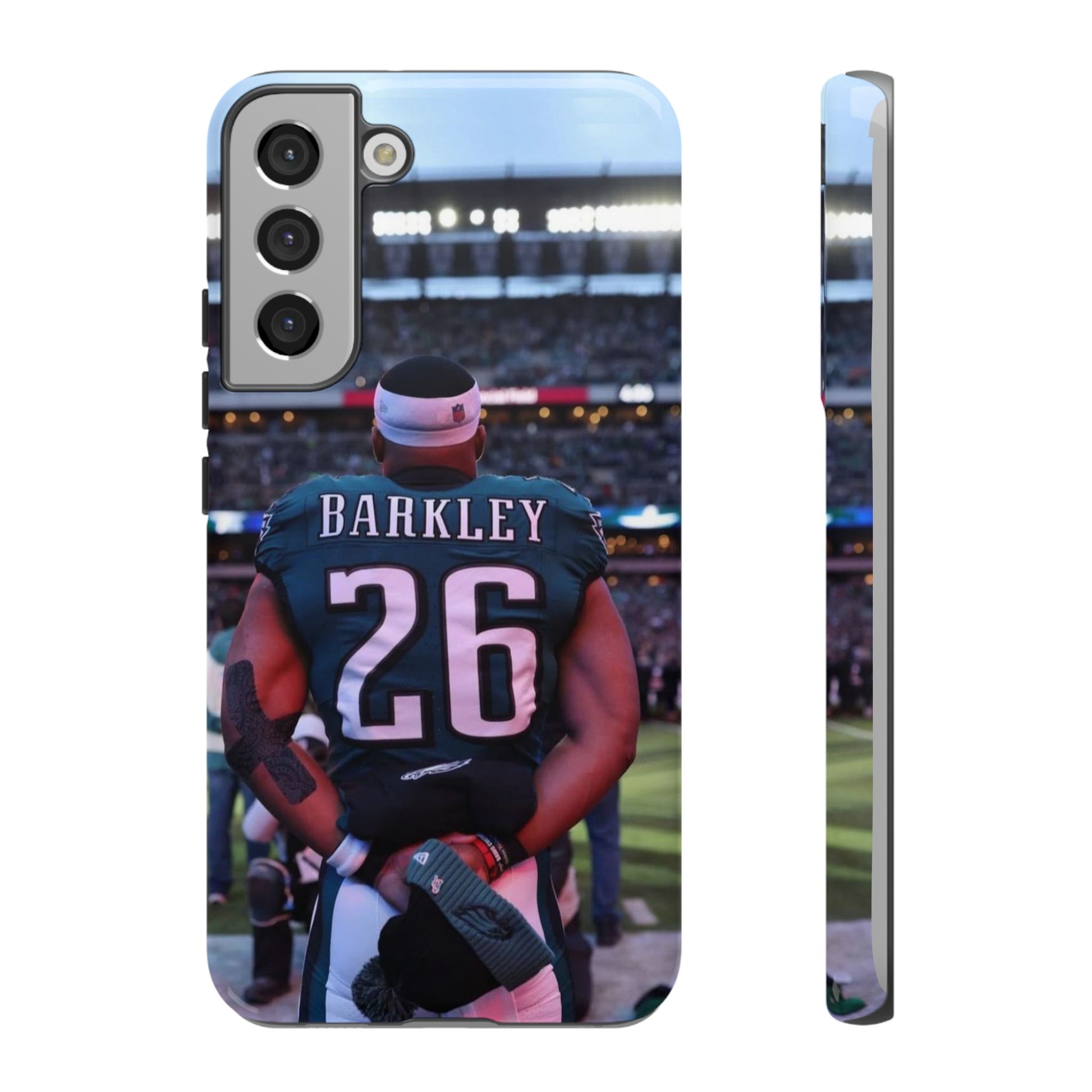 Eagles Football Saquon Barkley Tough Cases for iPhones, Samsung, and Pixel