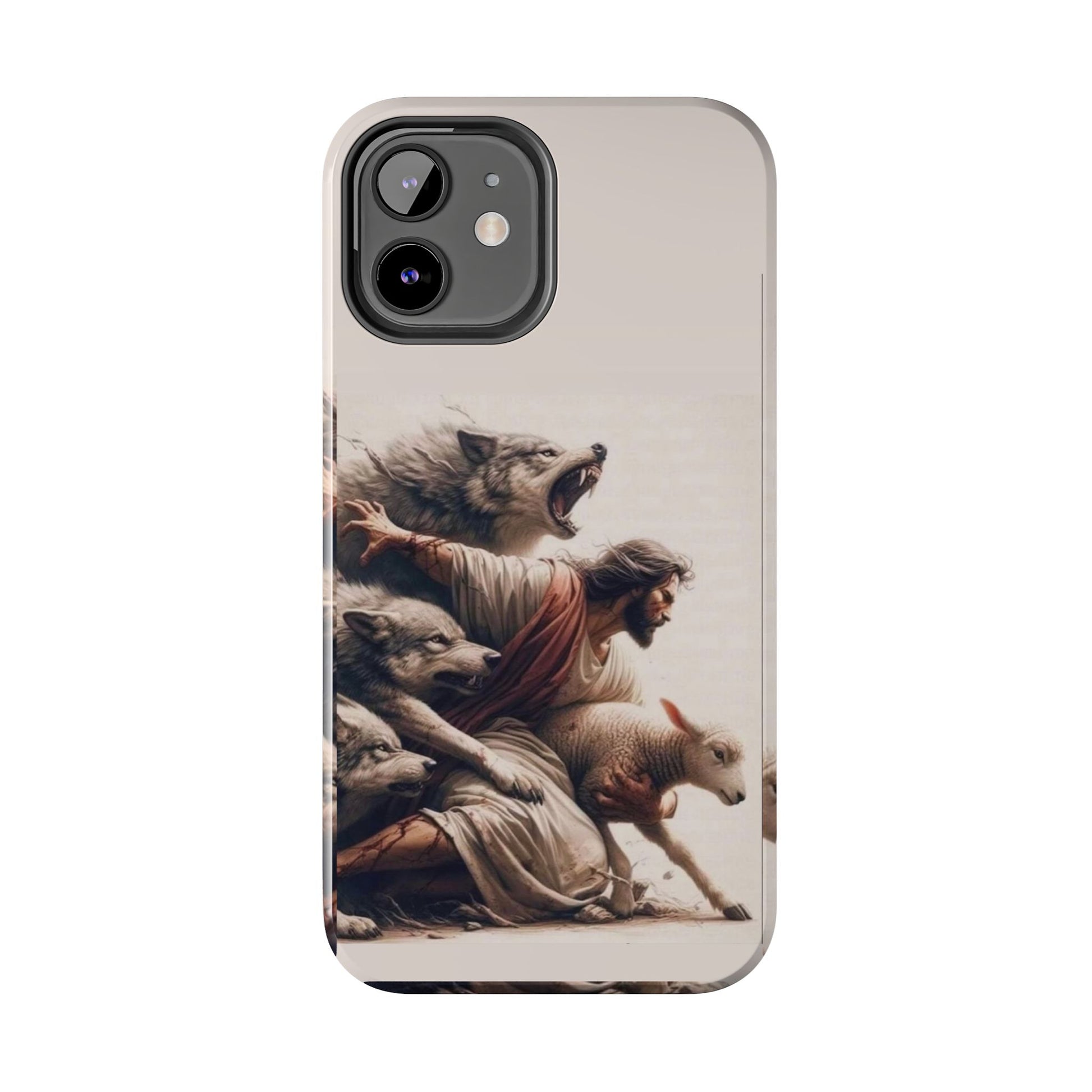 Jesus x Wolves Christian Themed Tough Phone Cases for Iphones & Samsung Phones