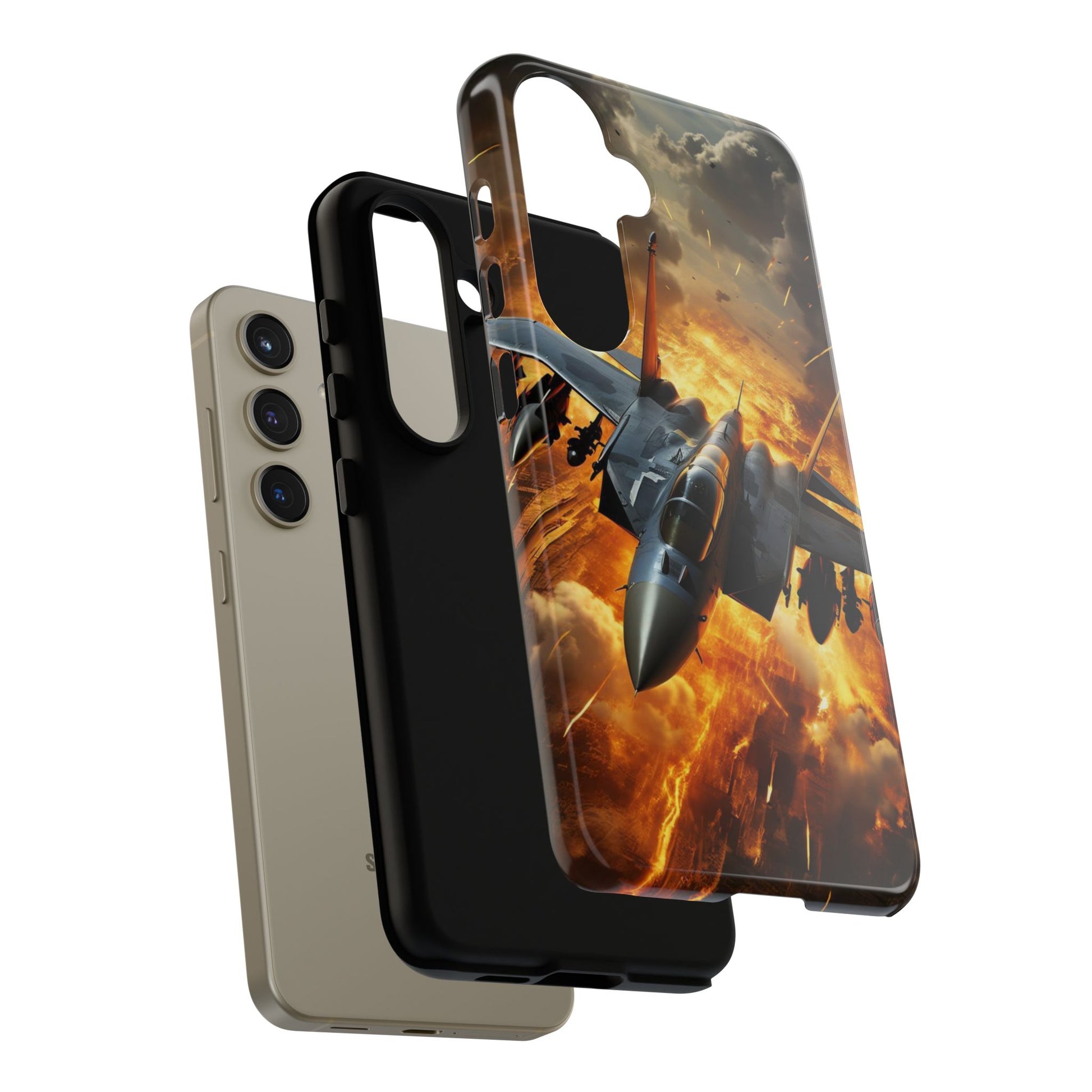 F-15 Fighter Jet Tough Cases for iPhones, Samsung, and Pixel