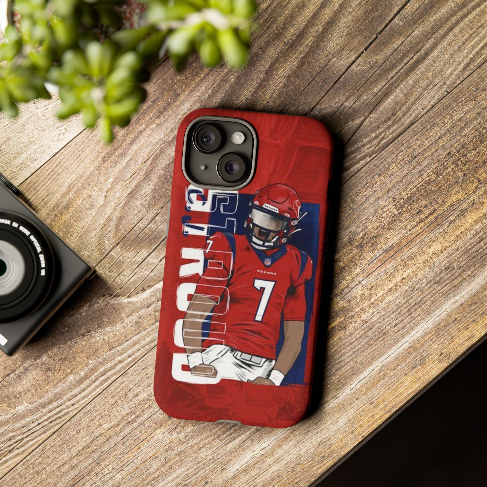 Houston Texans Football CJ Stroud Tough Cases for iPhones, Samsung, and Pixel