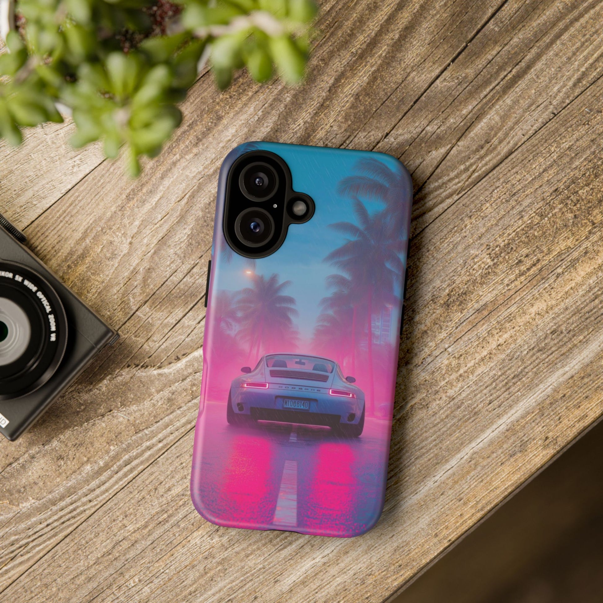 Miami Vice Porsche Phone Case for iPhone, Samsung Galaxy, & Pixel Phones