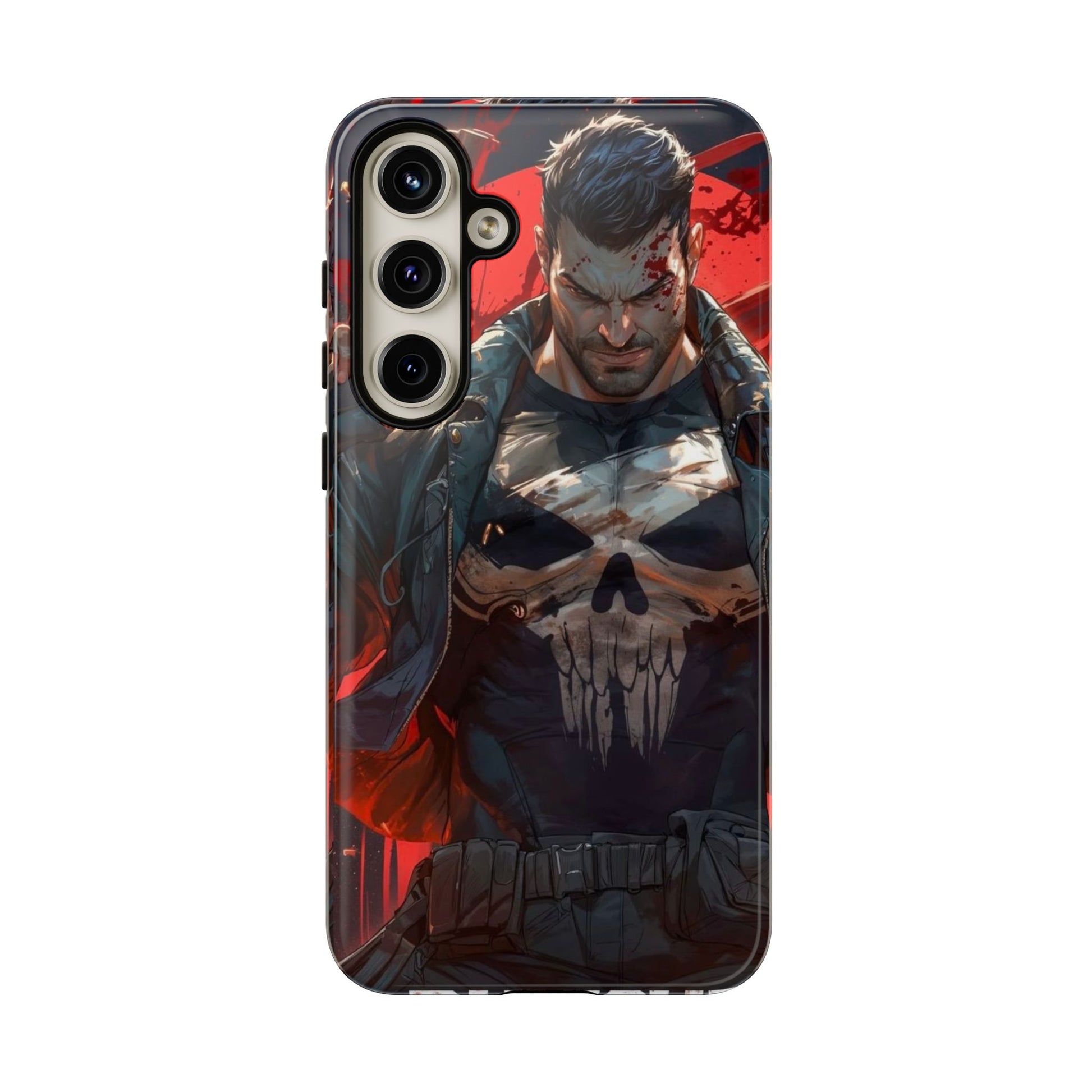 Punisher Tough Cases for iPhones, Samsung, and Pixel