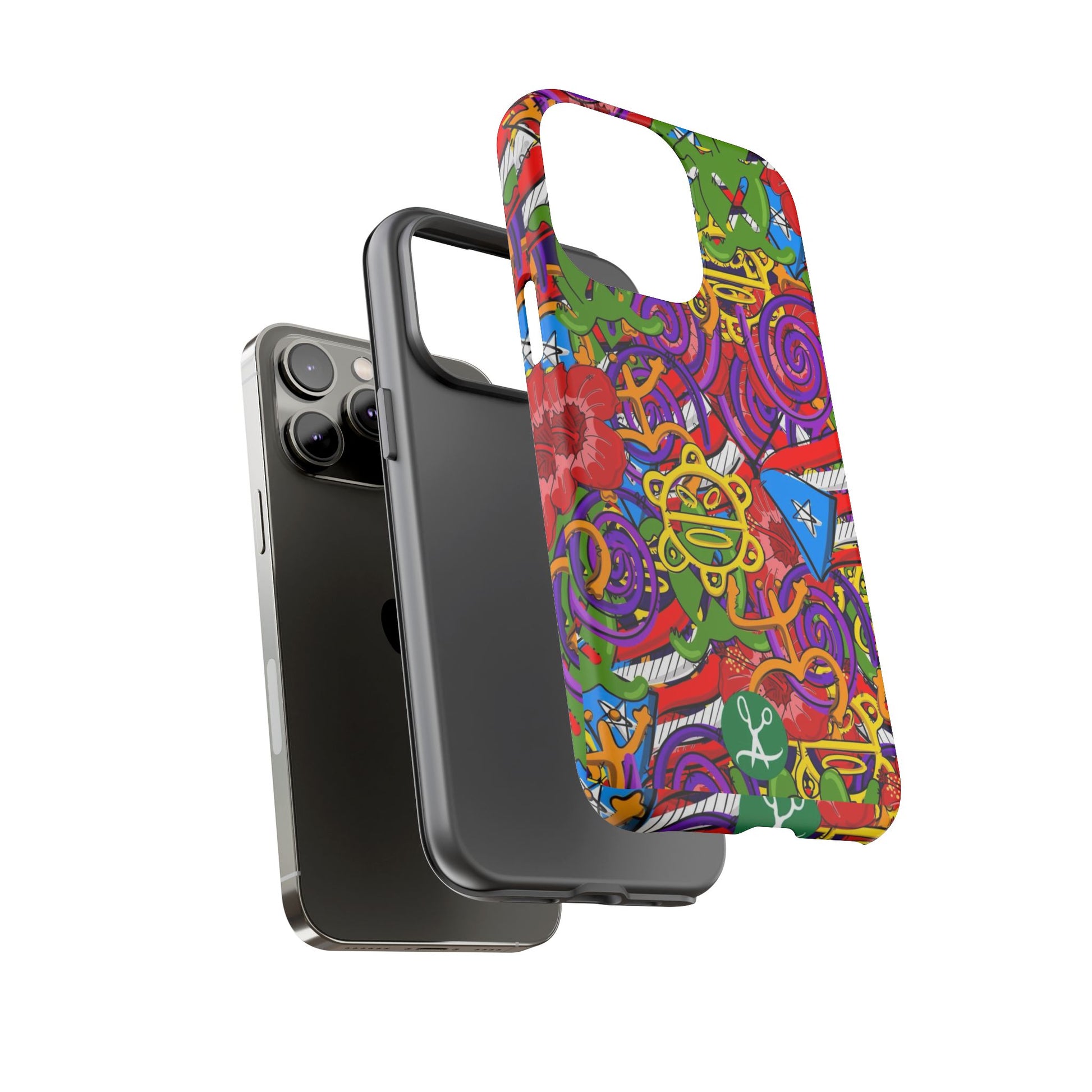 Puerto Rico Taino Tribal Art Tough Cases for iPhones, Samsung, and Pixel
