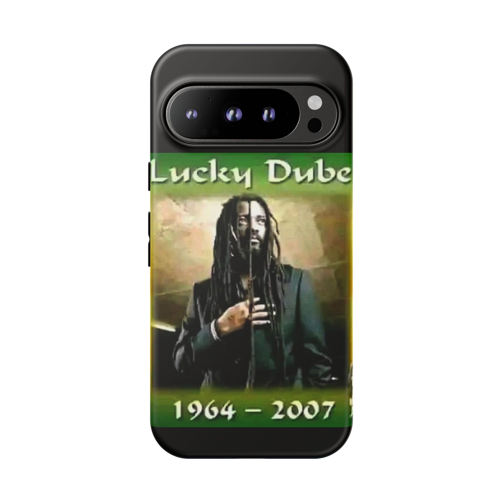 Lucky Dube Tough Cases for iPhones, Samsung, and Pixel
