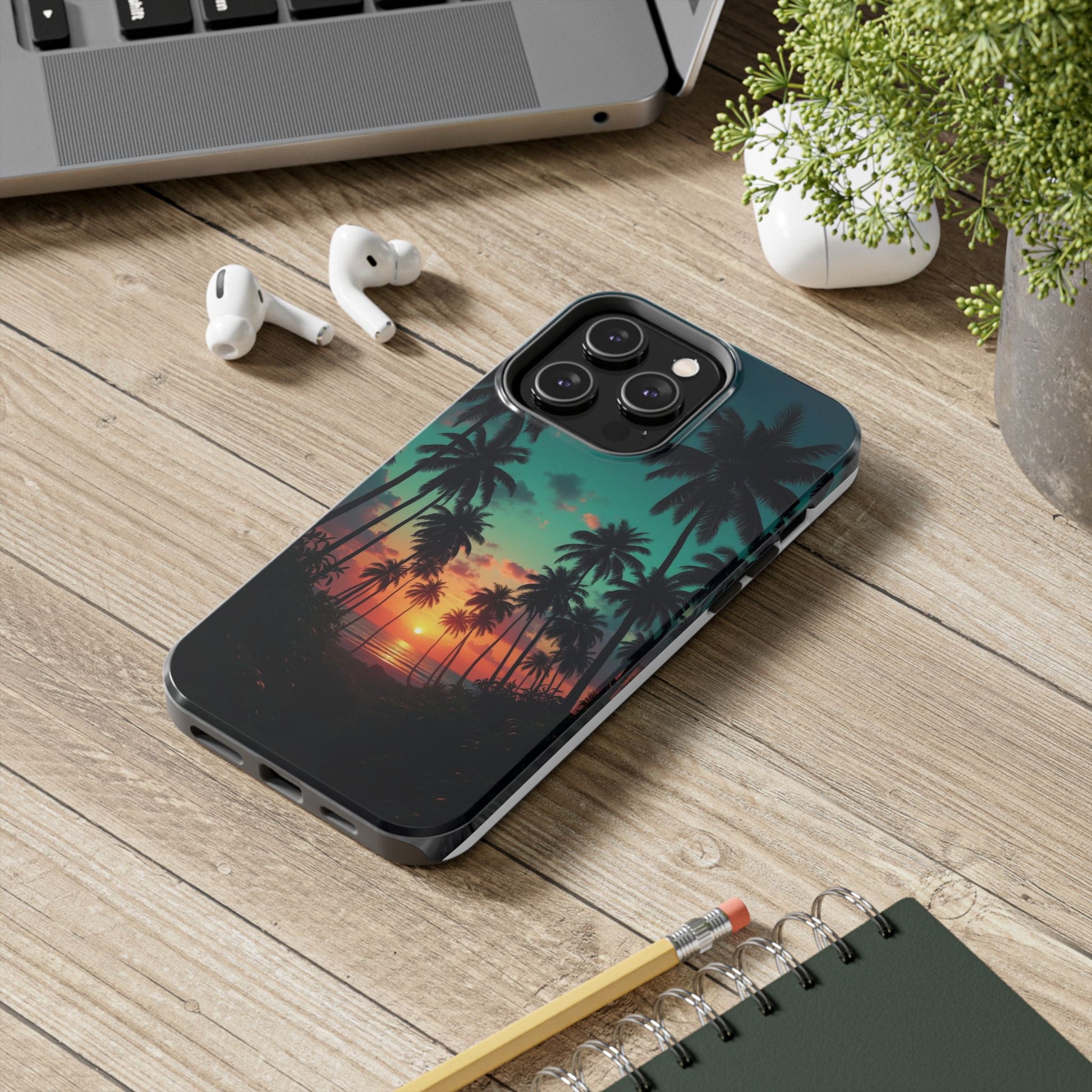 Beach Oasis Themed Tough Phone Cases for Iphones & Samsung Phones