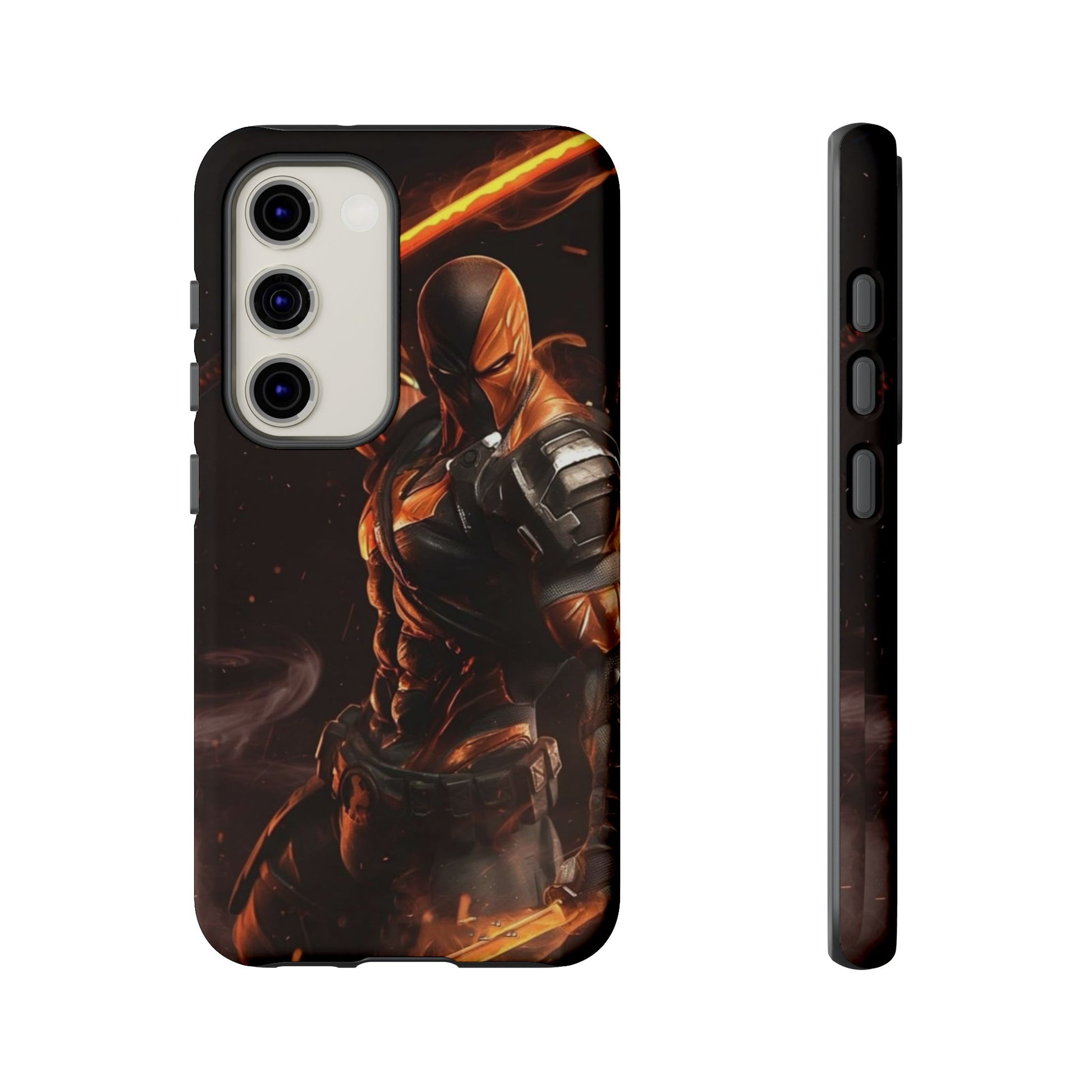 DC Comics Death Stroke Tough Cases for iPhones, Samsung, and Pixel