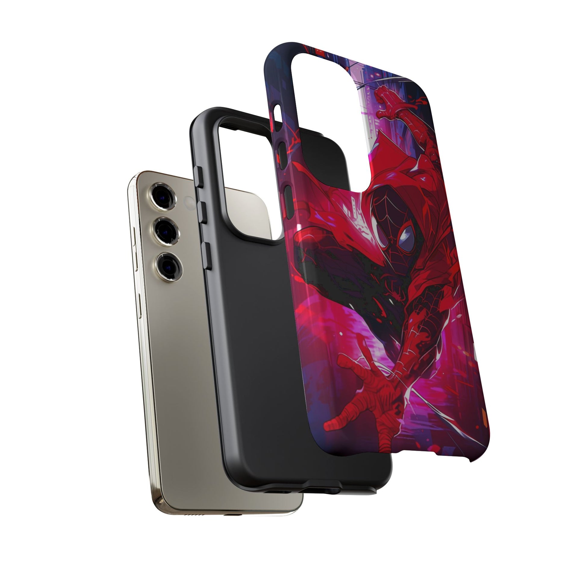 Miles Morales Spiderman Phone Case, Tough Cases for iPhones, Samsung, and Pixel