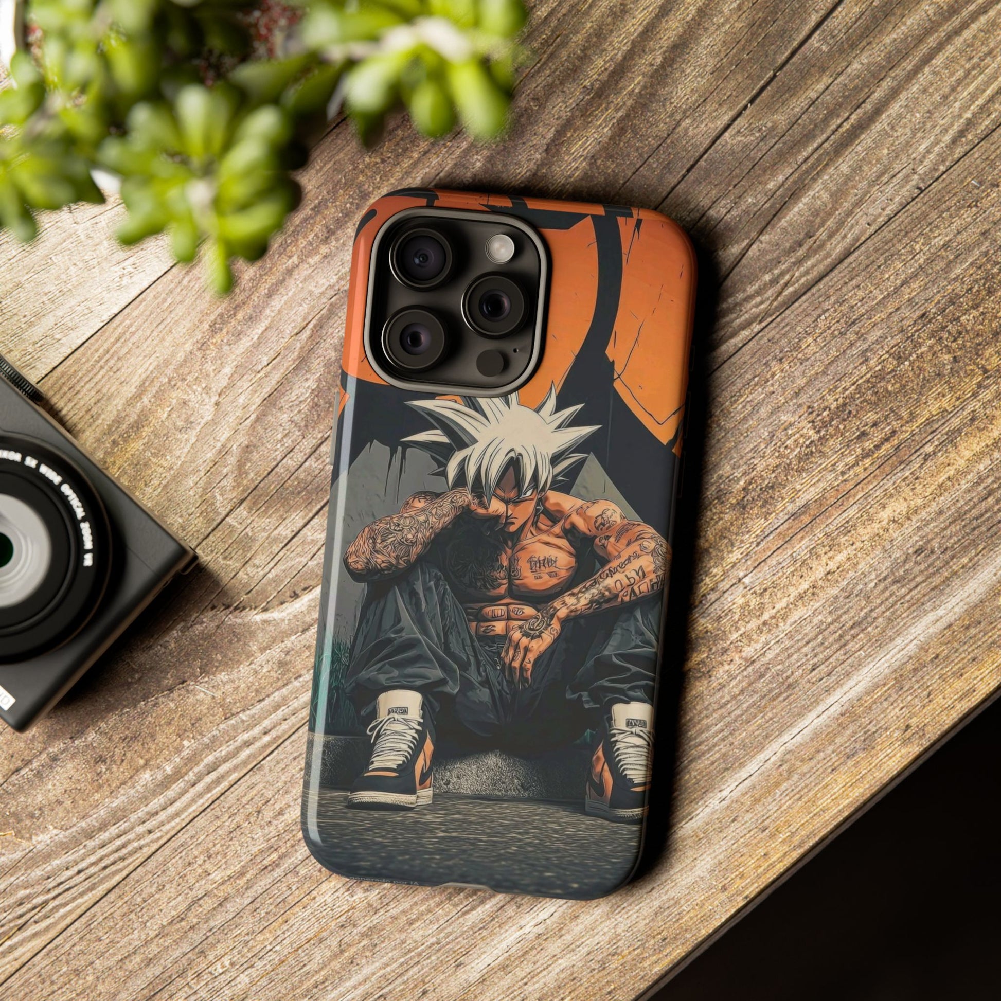 Anime DBZ Thug Tough Cases for iPhones, Samsung, and Pixel