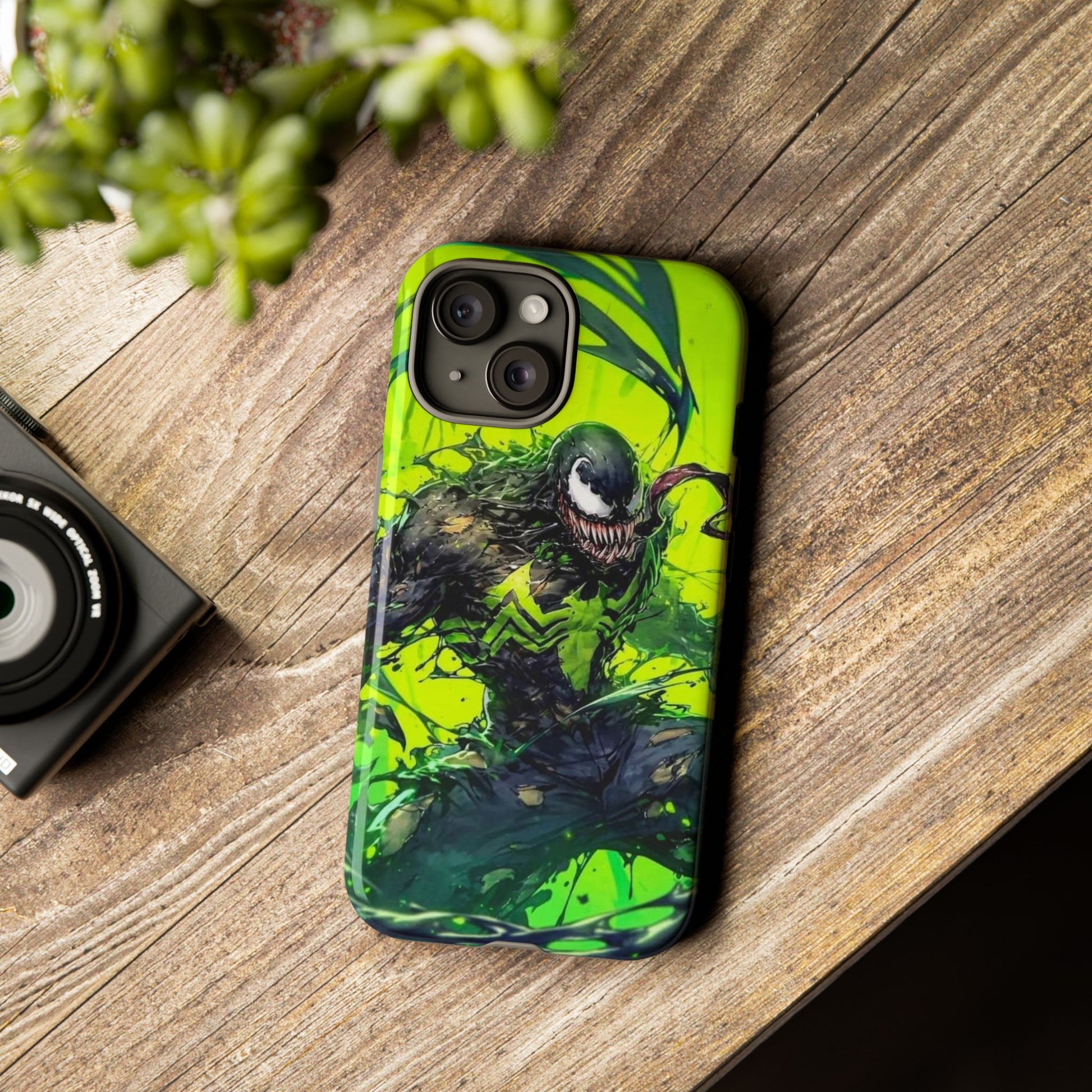 Evil Venom Phone Case, Tough Cases, Marvel Comics Phone for iPhones, Samsung, and Pixel