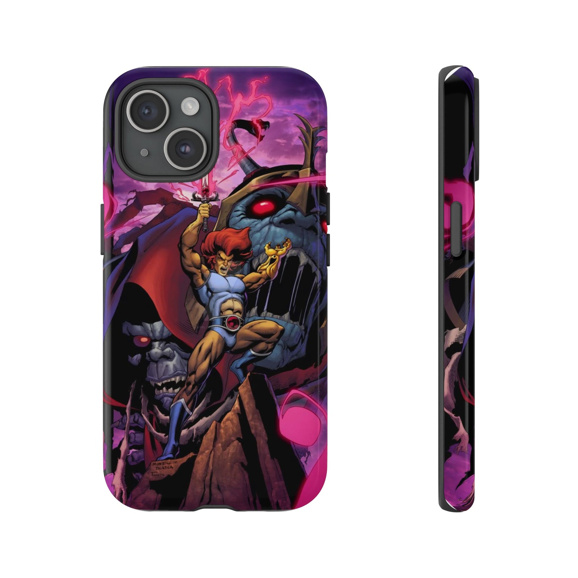 Thundercats Lion O x Mumra Tough Cases for iPhones, Samsung, and Pixel
