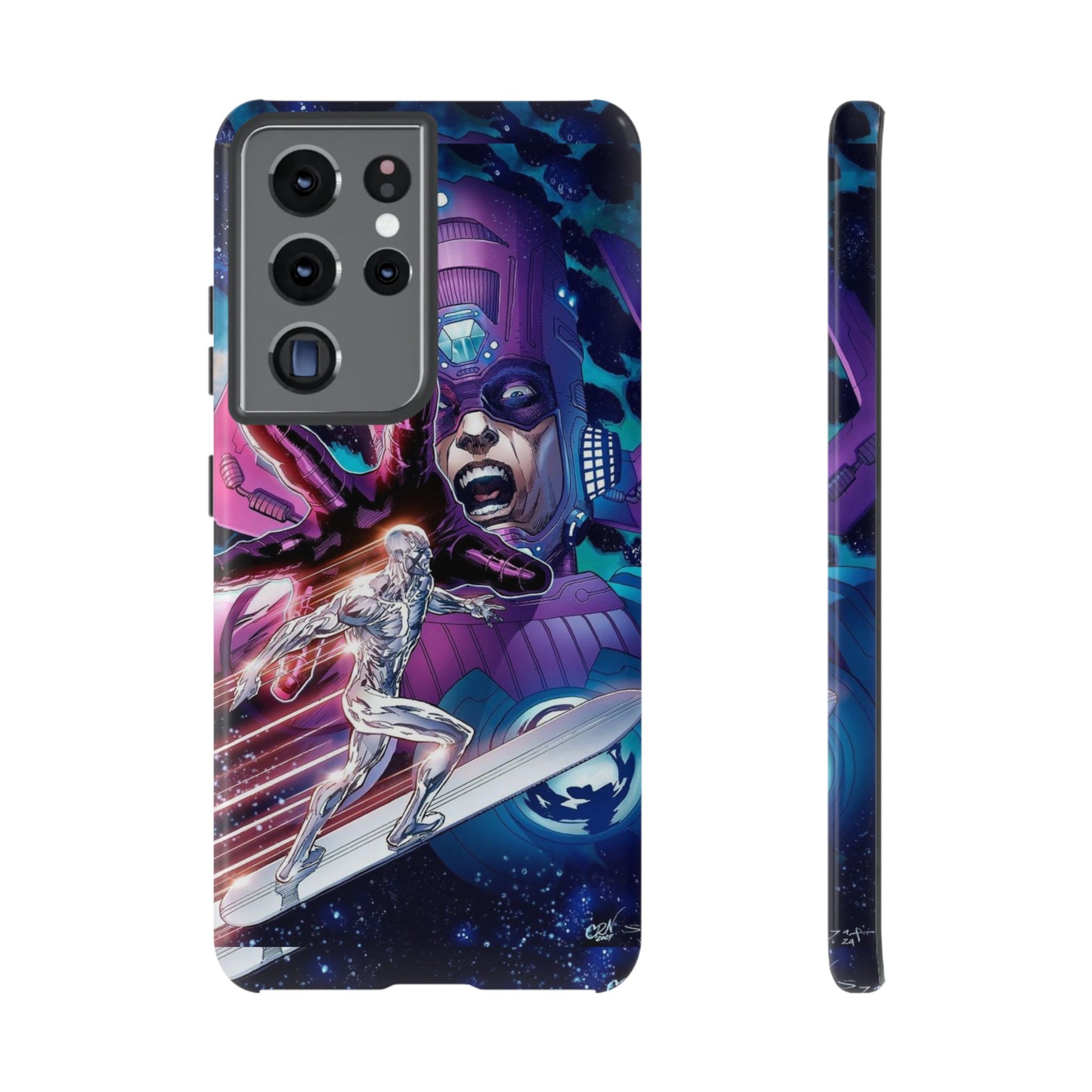Galactus x Silver Surfer Marvel Phone Case, Tough Cases for iPhones, Samsung, and Pixel