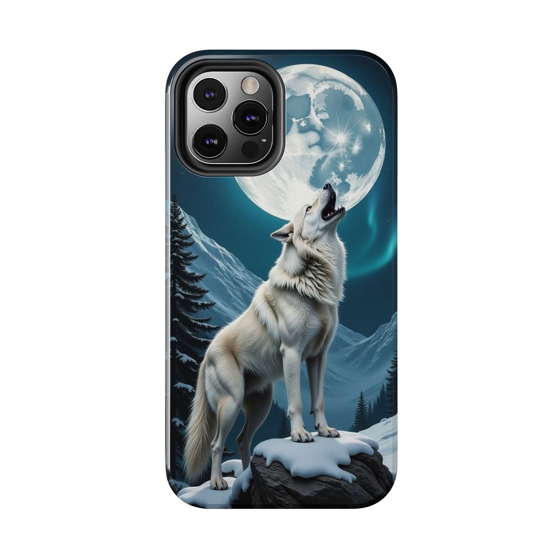 Howling Wolf Theme Phone Cases for iPhones & Samsung Phones