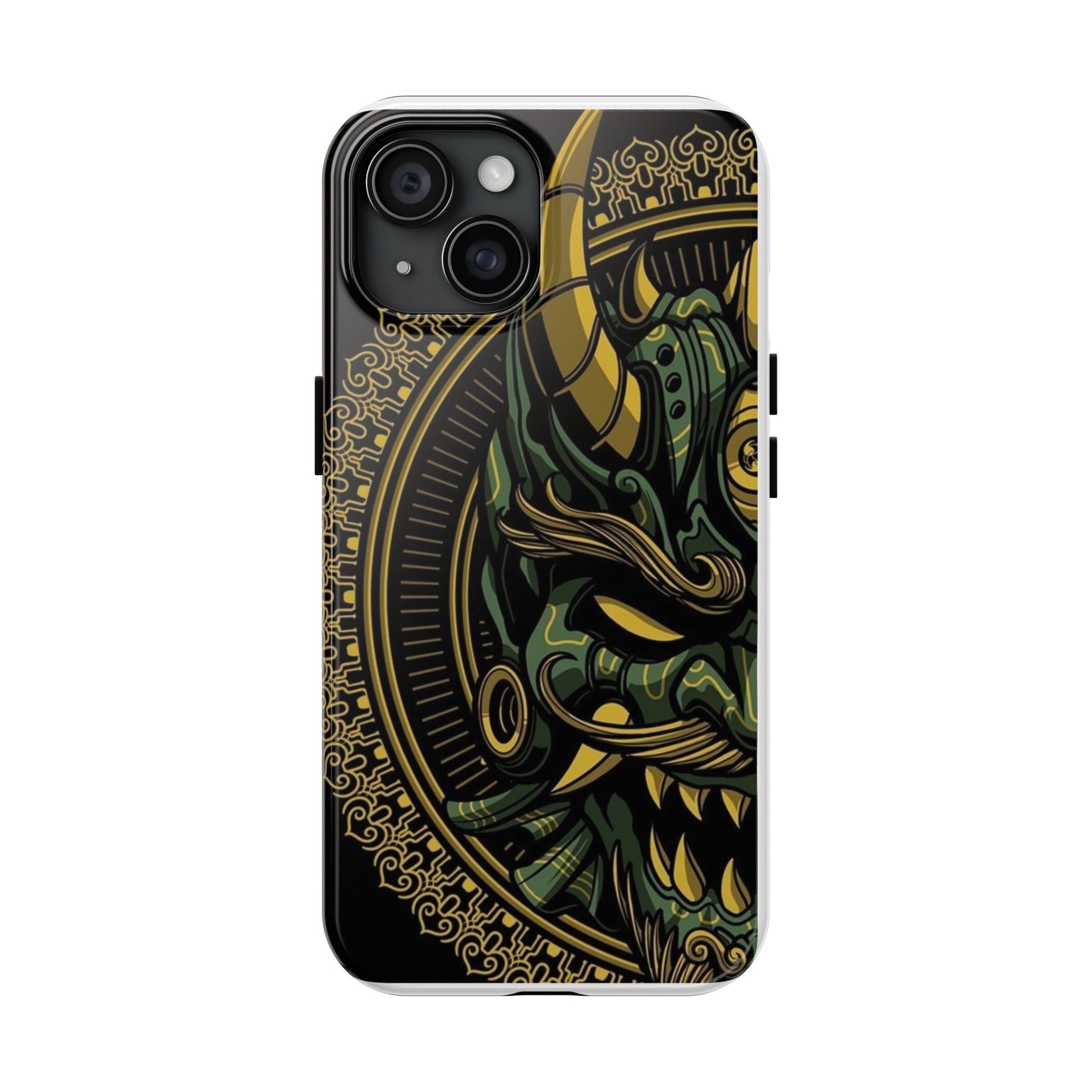 Kabuki Mask Theme Phone Cases for Iphones & Samsung Durable