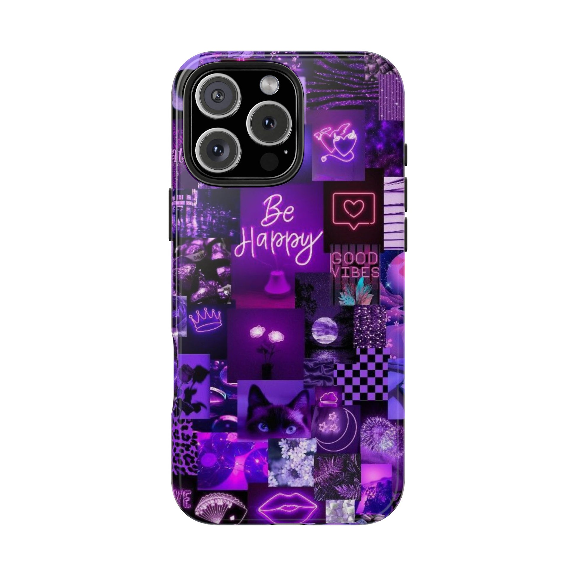 Be Happy Themed Tough Phone Cases for Iphones & Samsung Phones