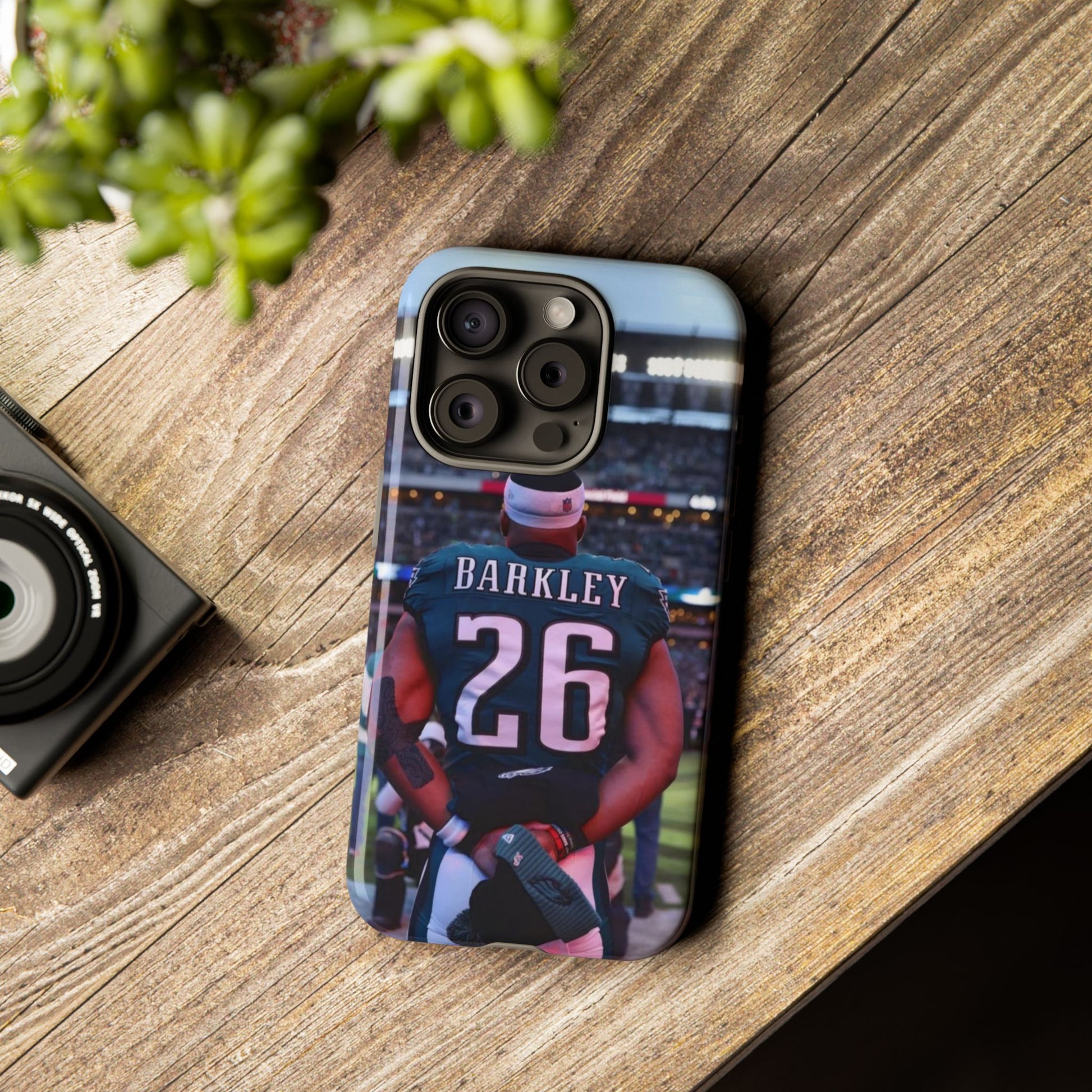 Eagles Football Saquon Barkley Tough Cases for iPhones, Samsung, and Pixel