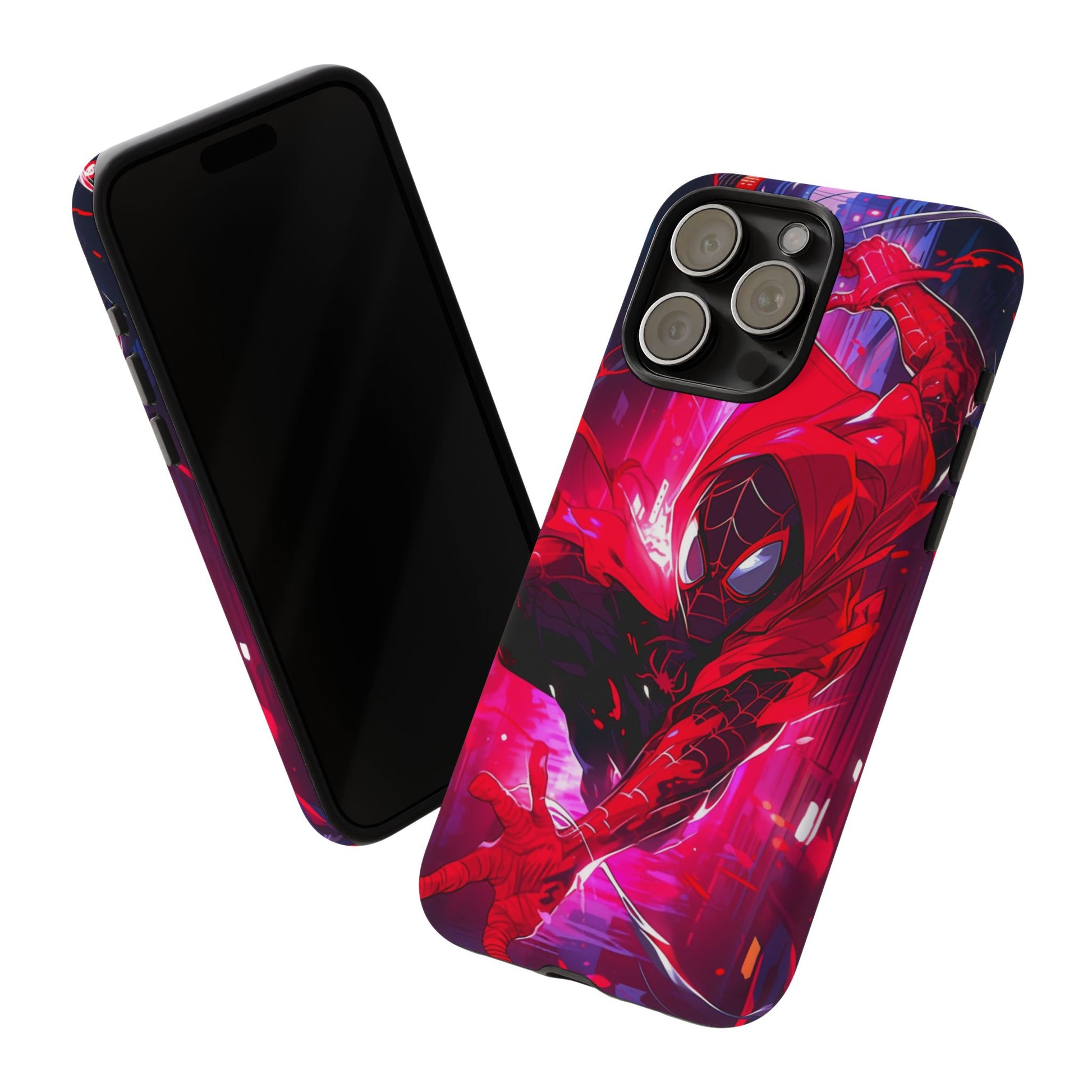 Miles Morales Spiderman Phone Case, Tough Cases for iPhones, Samsung, and Pixel