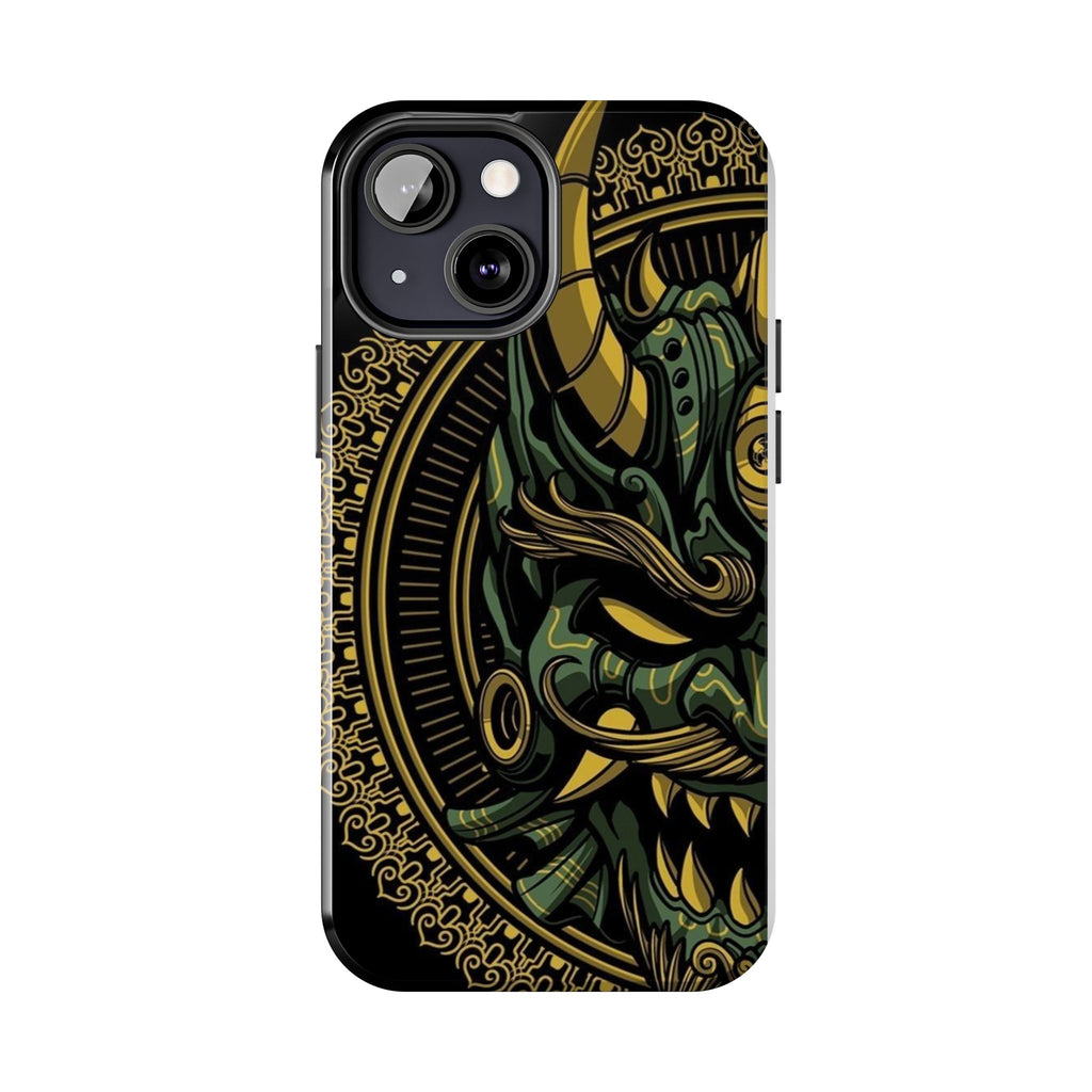 Kabuki Mask Theme Phone Cases for Iphones & Samsung Durable