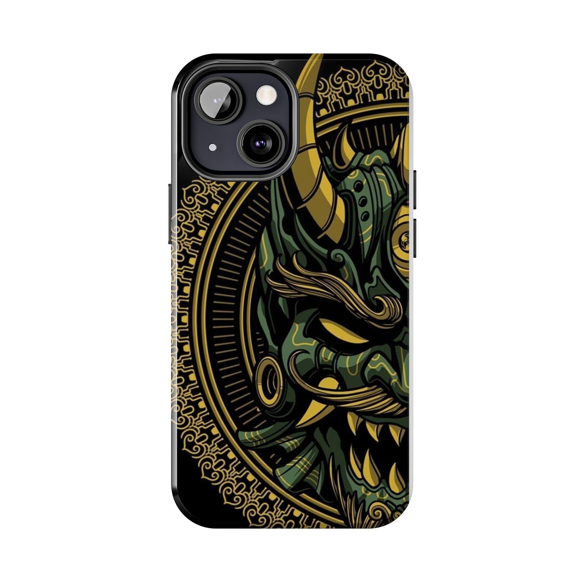 Kabuki Mask Theme Phone Cases for Iphones & Samsung Durable