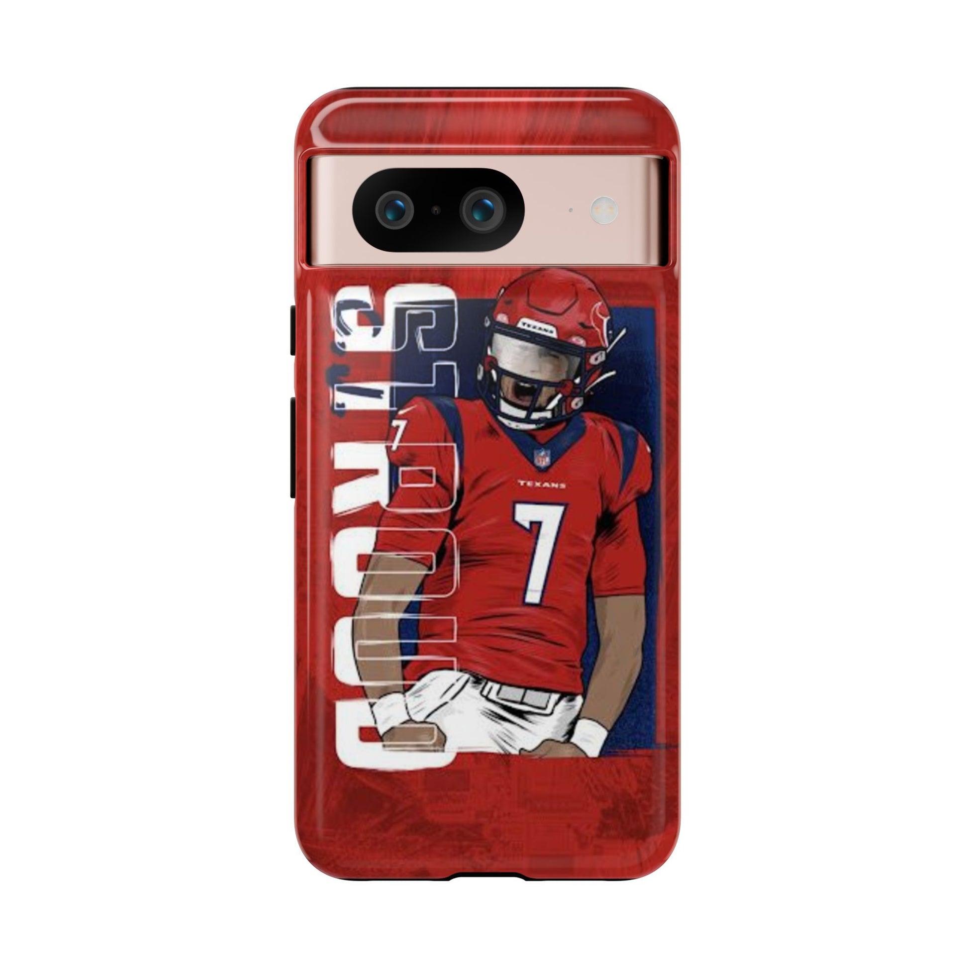 Houston Texans Football CJ Stroud Tough Cases for iPhones, Samsung, and Pixel