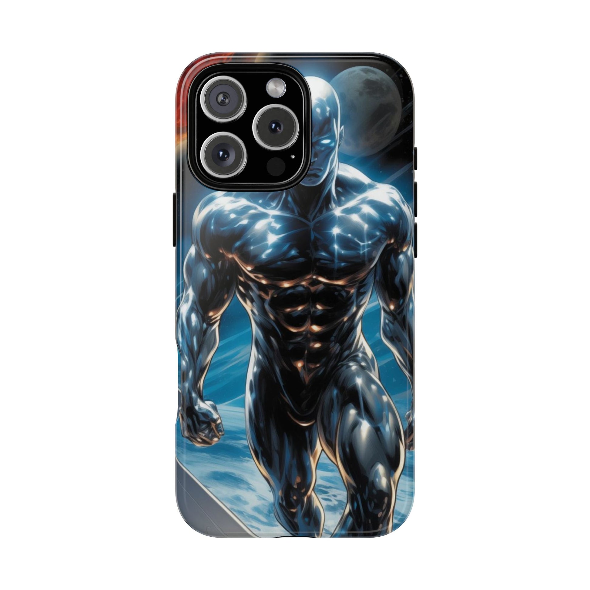 The Silver Surfer Comic Art Phone Case, Tough Cases for iPhones, Samsung, and Pixel