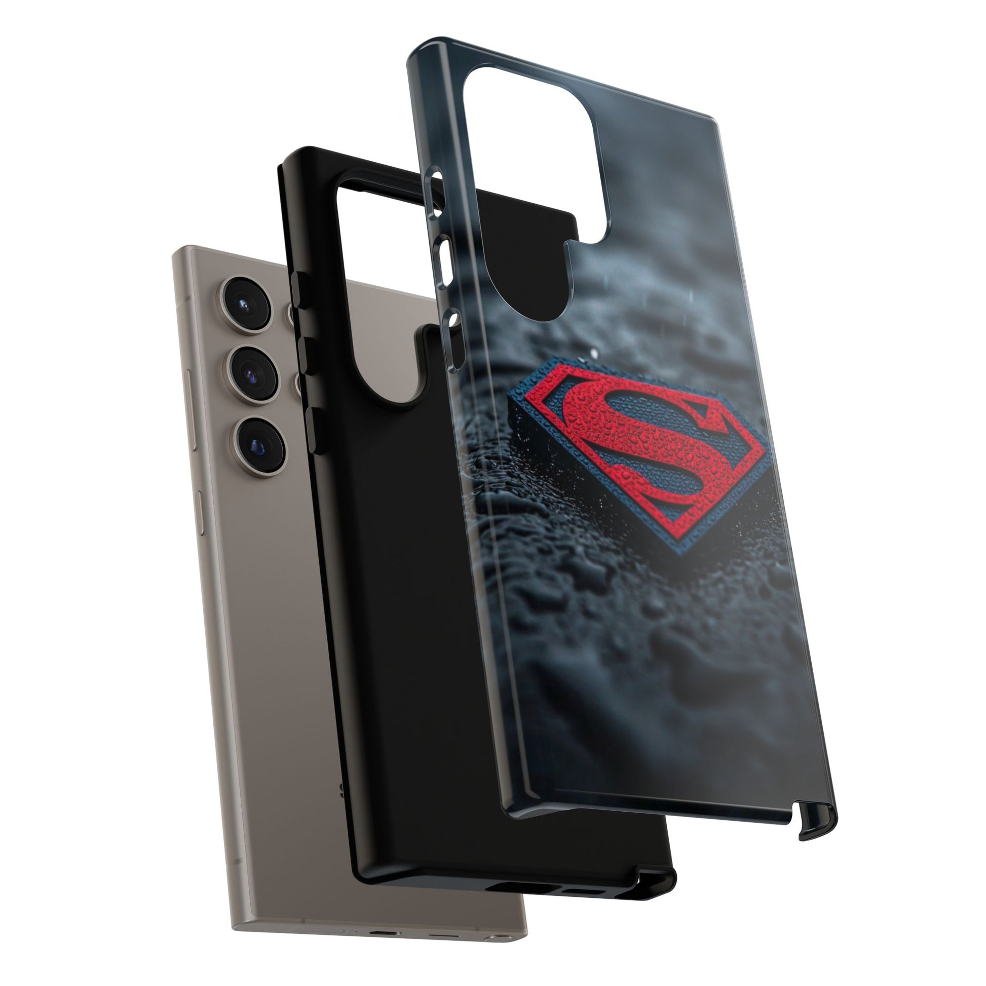 Superman Logo Tough Cases for iPhones, Samsung, and Pixel