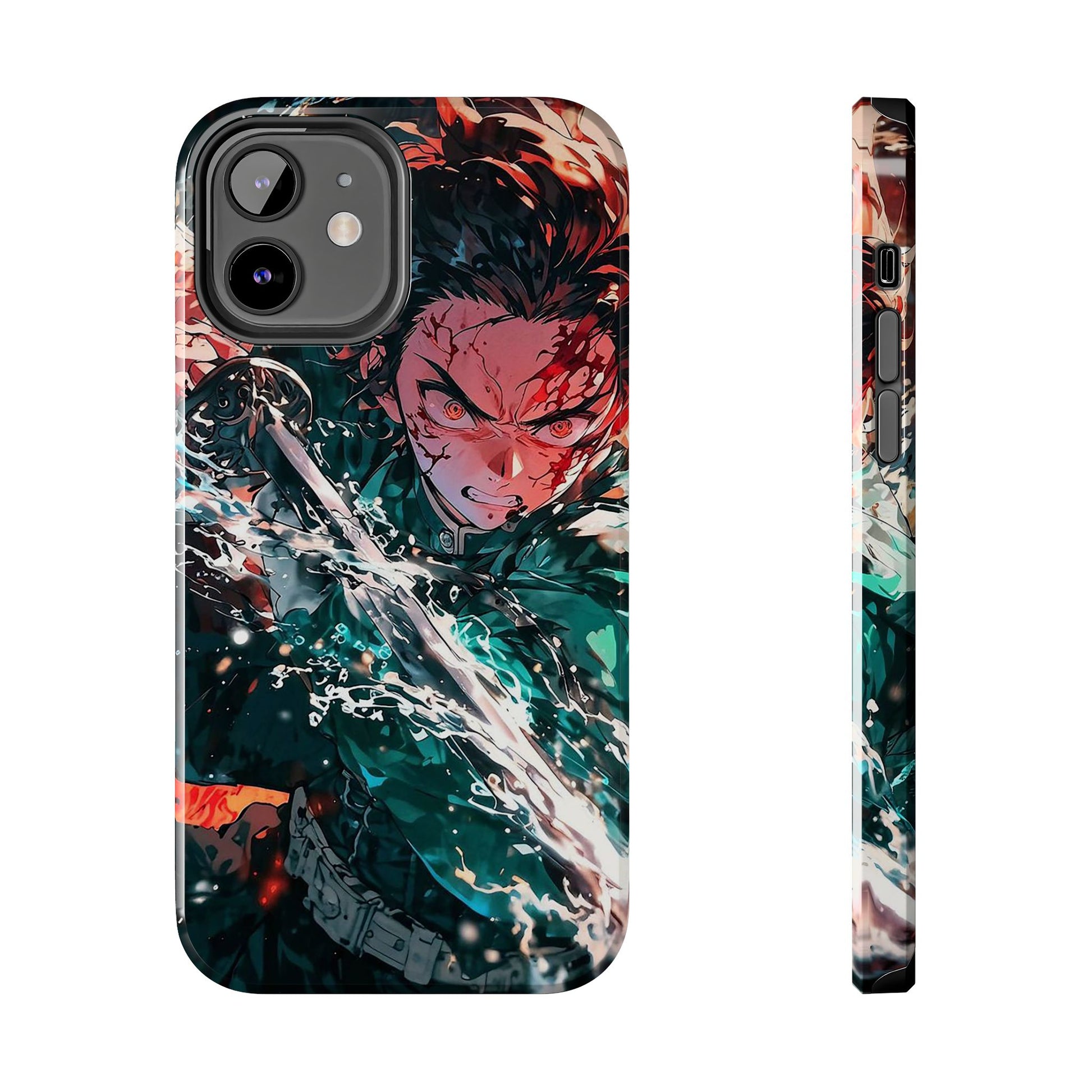 Demon Slayer Tanjiro Art Phone Case for iPhone & Samsung Galaxy Phones