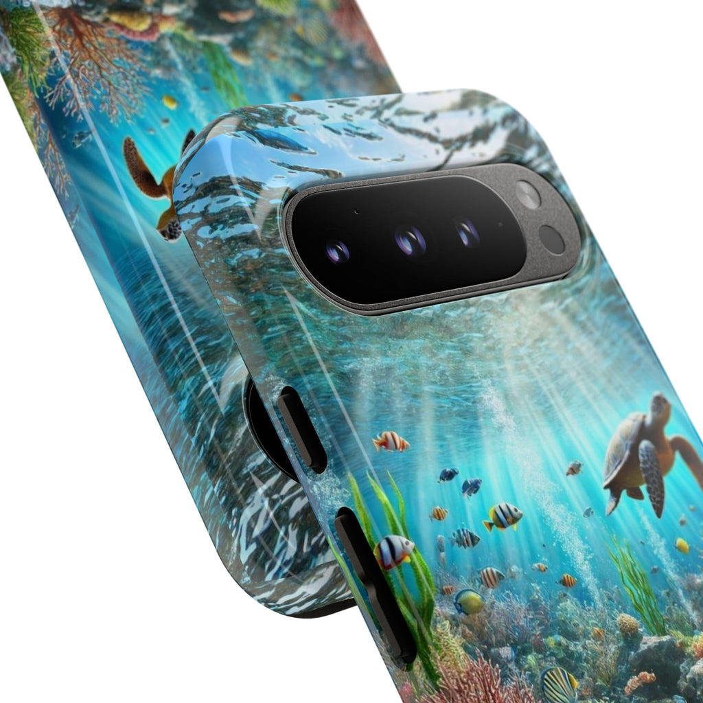 Under Sea Landscape Tough Cases for iPhones, Samsung, and Pixel