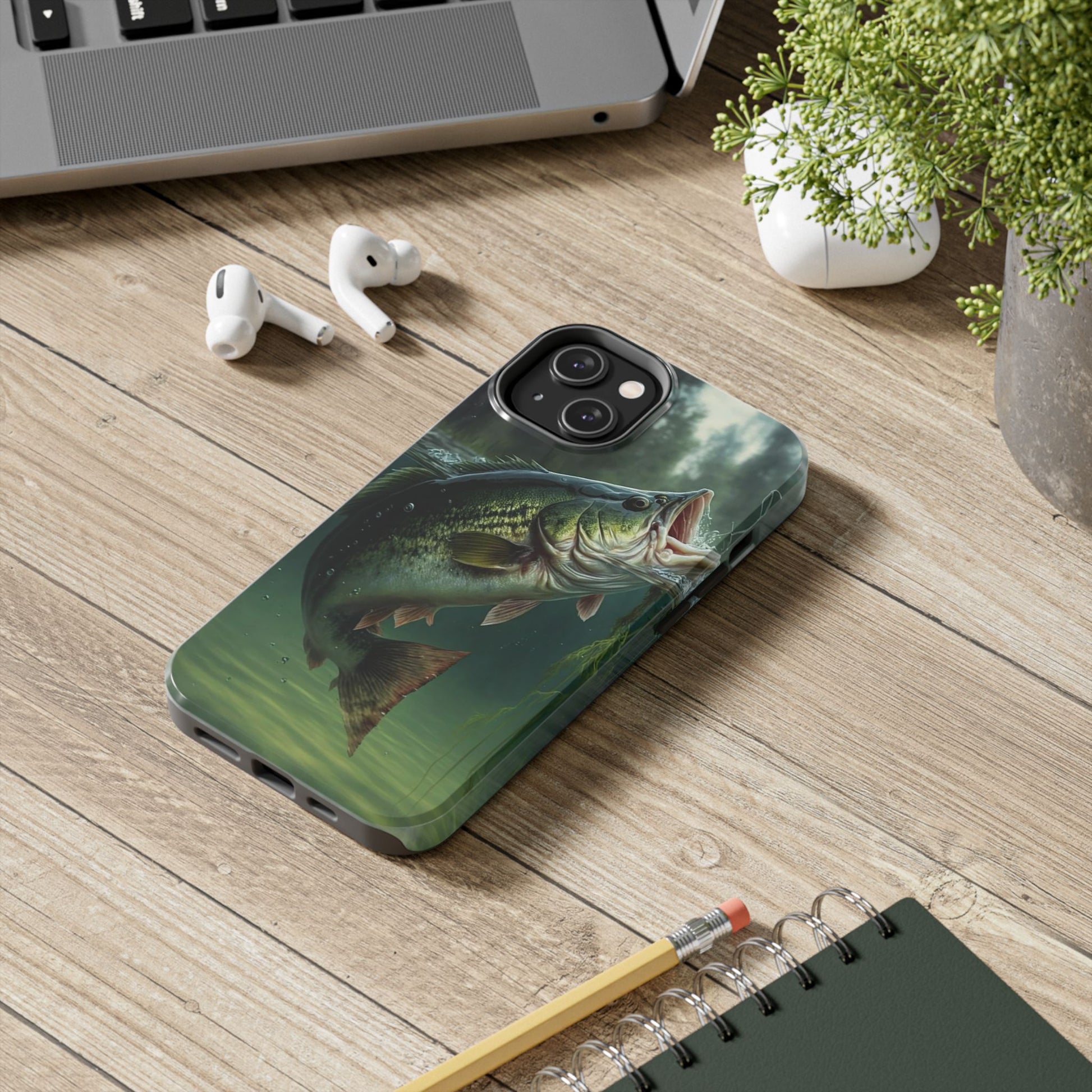 Large Mouth Bass Theme Phone Cases for iPhones & Samsung Phones