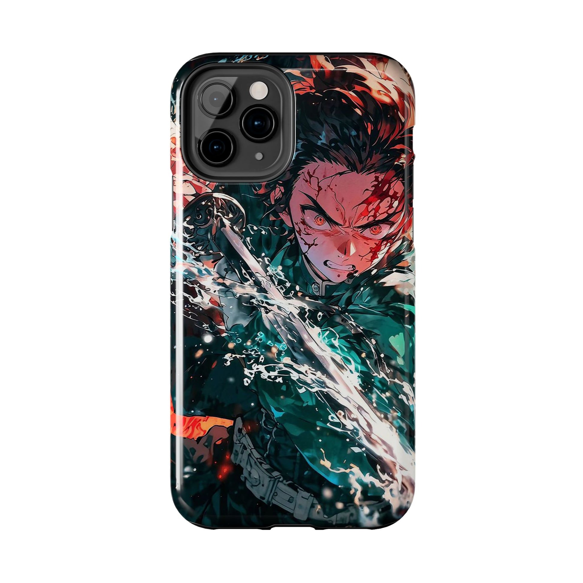 Demon Slayer Tanjiro Art Phone Case for iPhone & Samsung Galaxy Phones