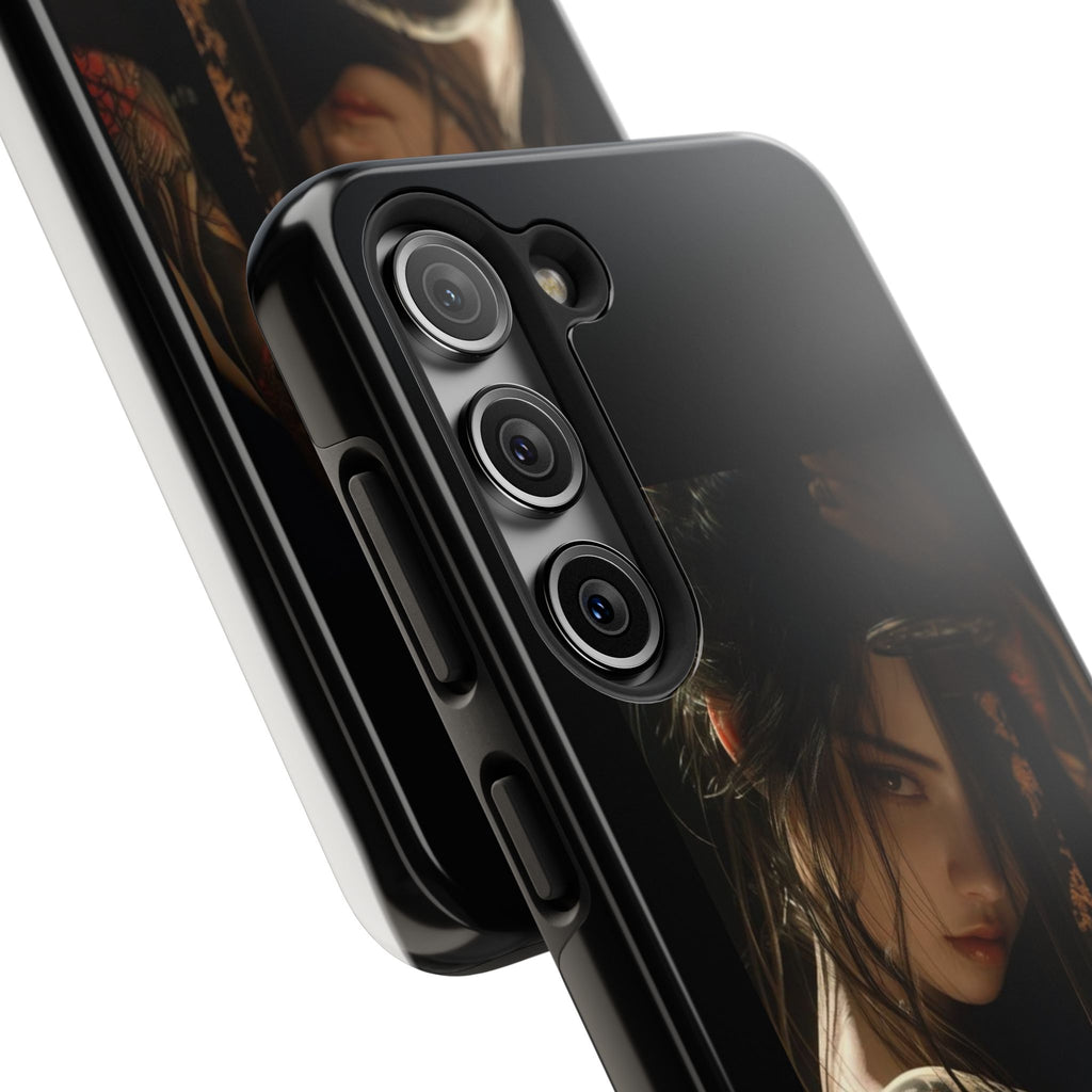 Samurai Female Warrior Design Phone Cases for iPhone & Samsung Galaxy Phones