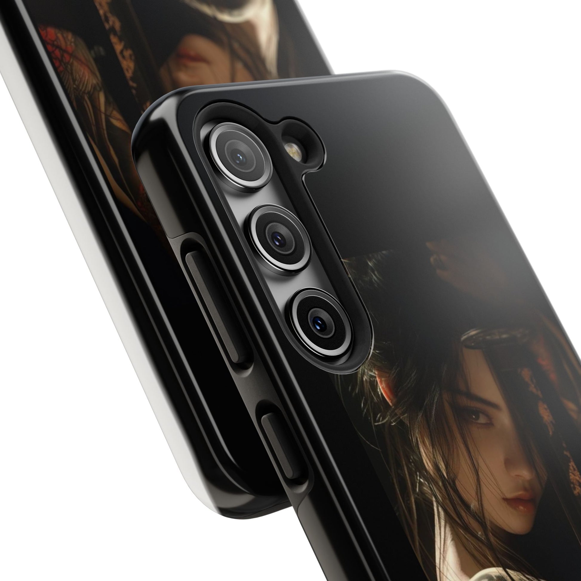 Samurai Female Warrior Design Phone Cases for iPhone & Samsung Galaxy Phones