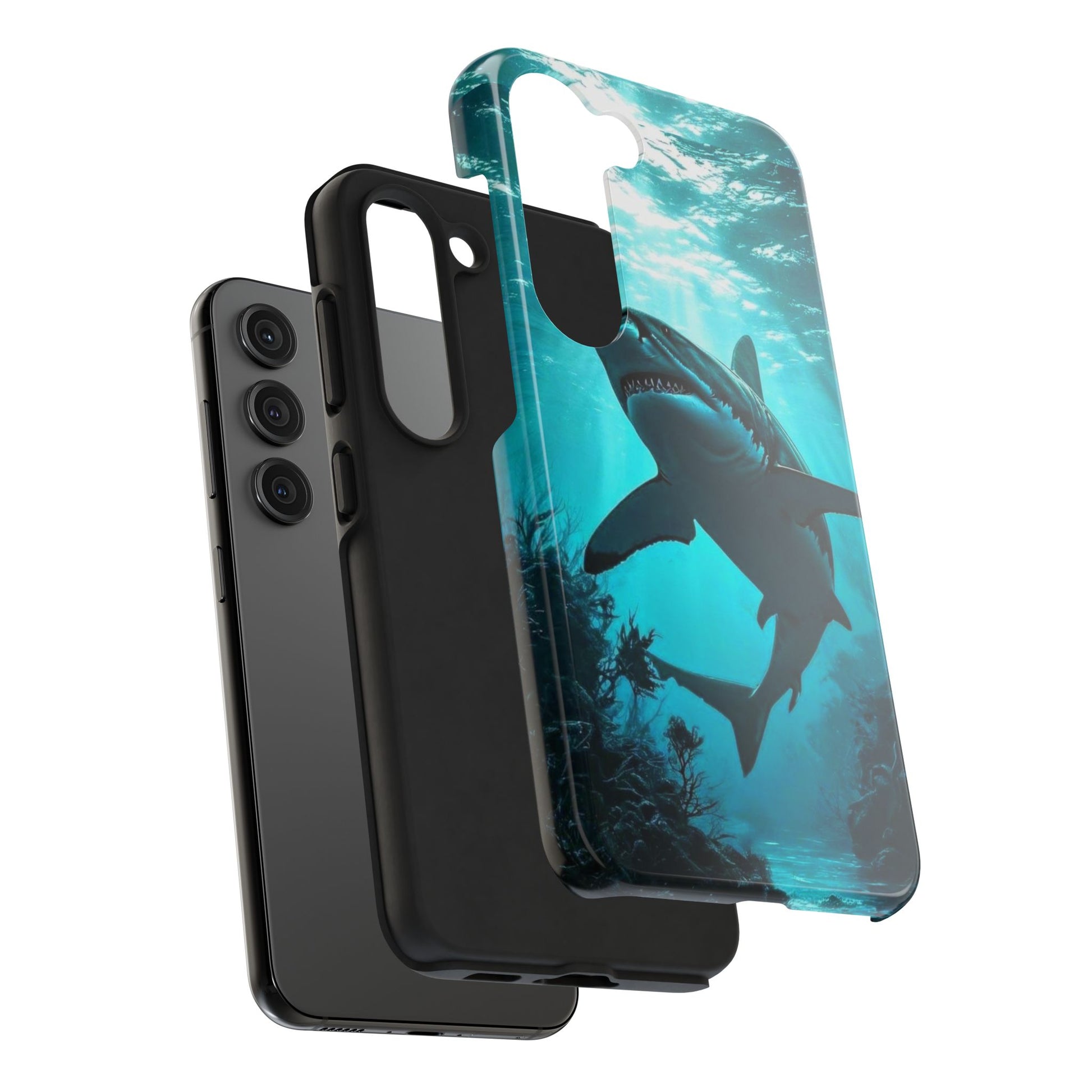 Killer Shark Theme Phone Cases for iPhones & Samsung Phones