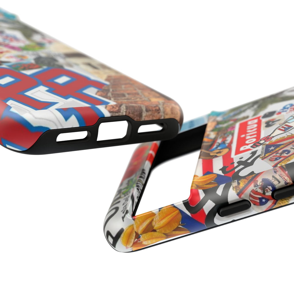 Puerto Rico Boricua Art Tough Cases for iPhones, Samsung, and Pixel