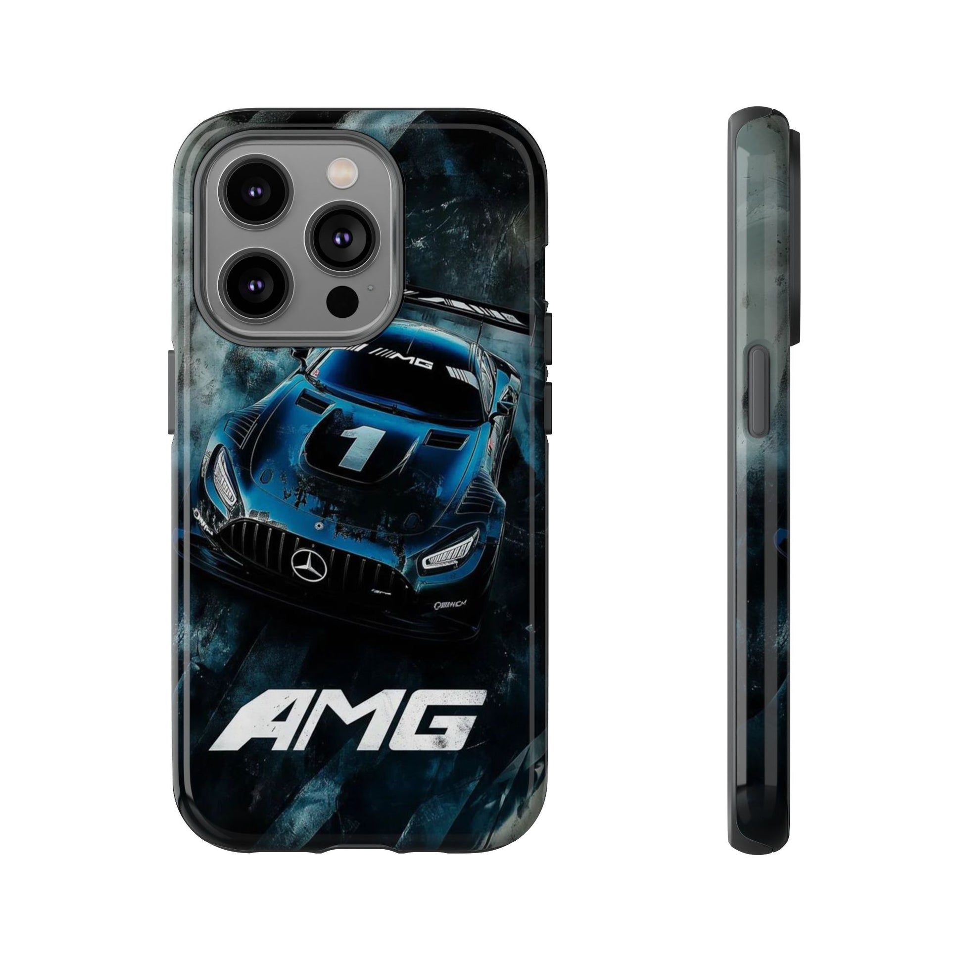 Mercedes AMG Racing Car Tough Cases for iPhones, Samsung, and Pixel