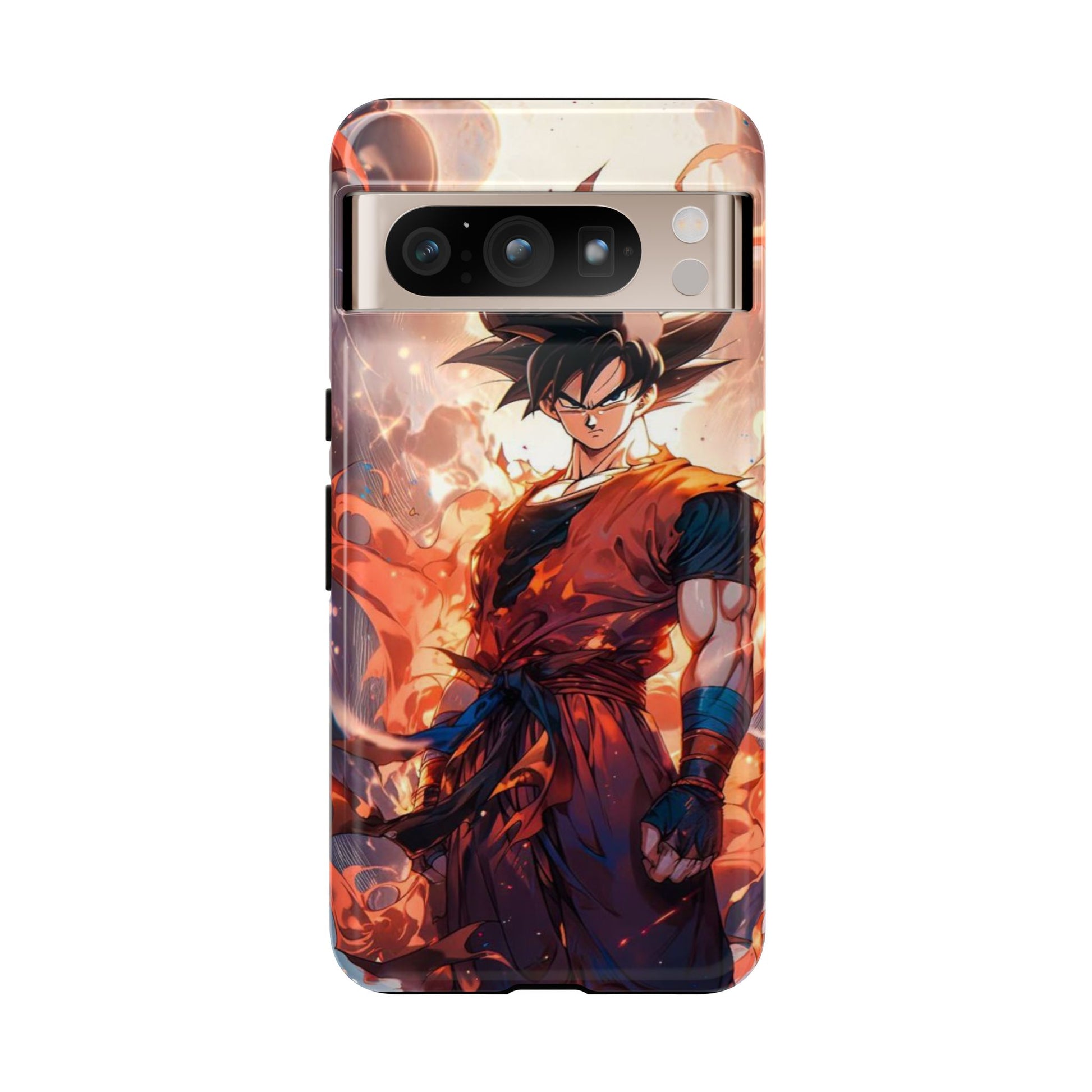 Anime Manga Dragon Ball Z Goku Tough Cases for iPhones, Samsung, and Pixel