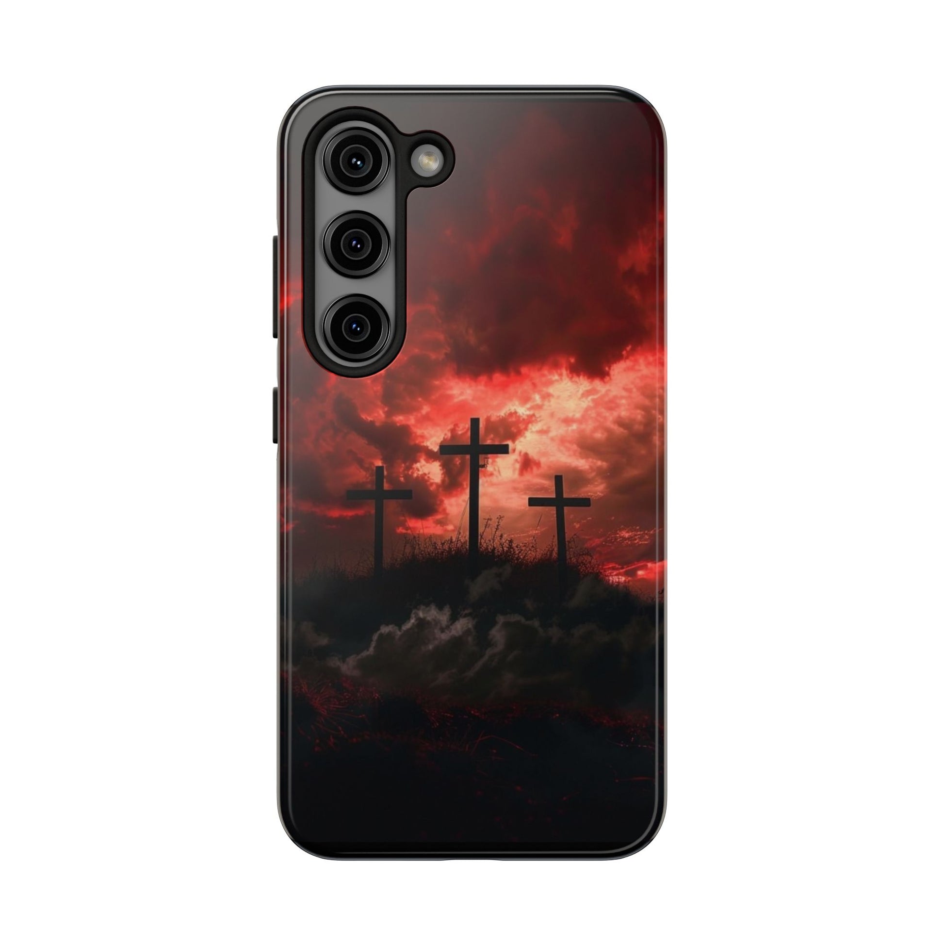 Crosses at Golgotha Christian Cases for iPhones & Samsung Phones