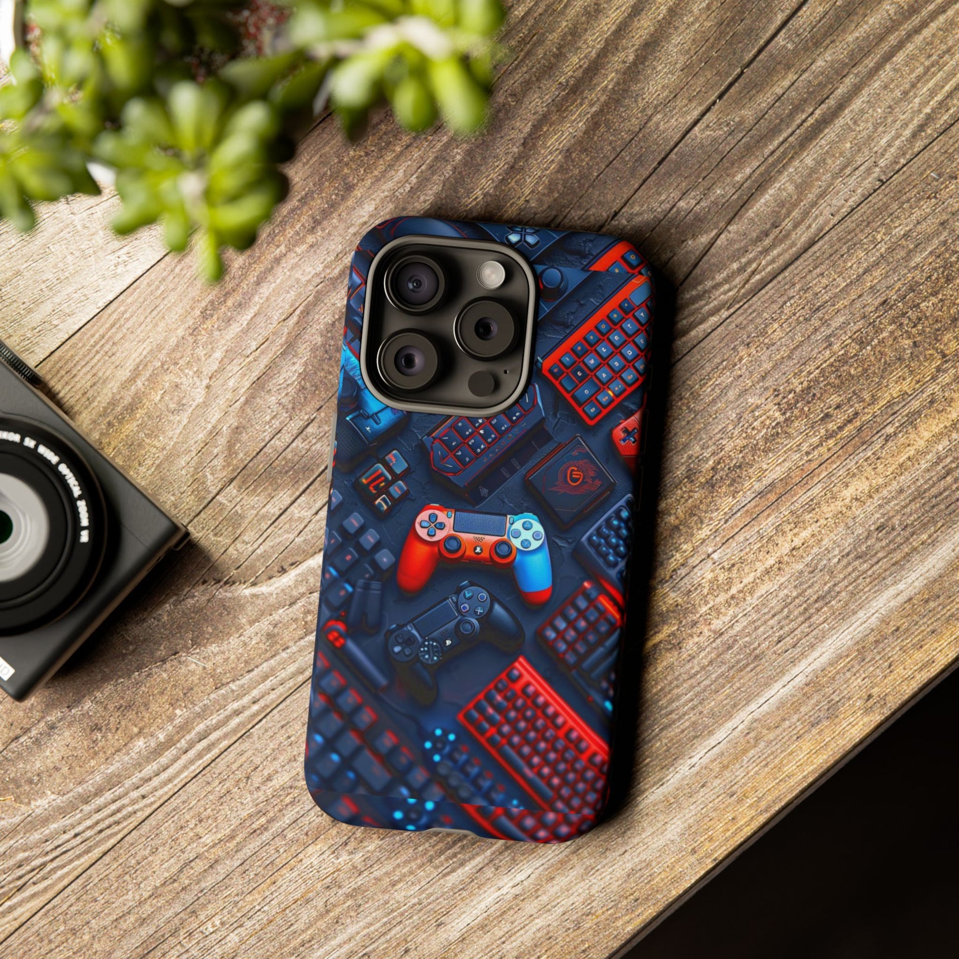 Gamer Themed Controllers Tough Cases for iPhones, Samsung, and Pixel