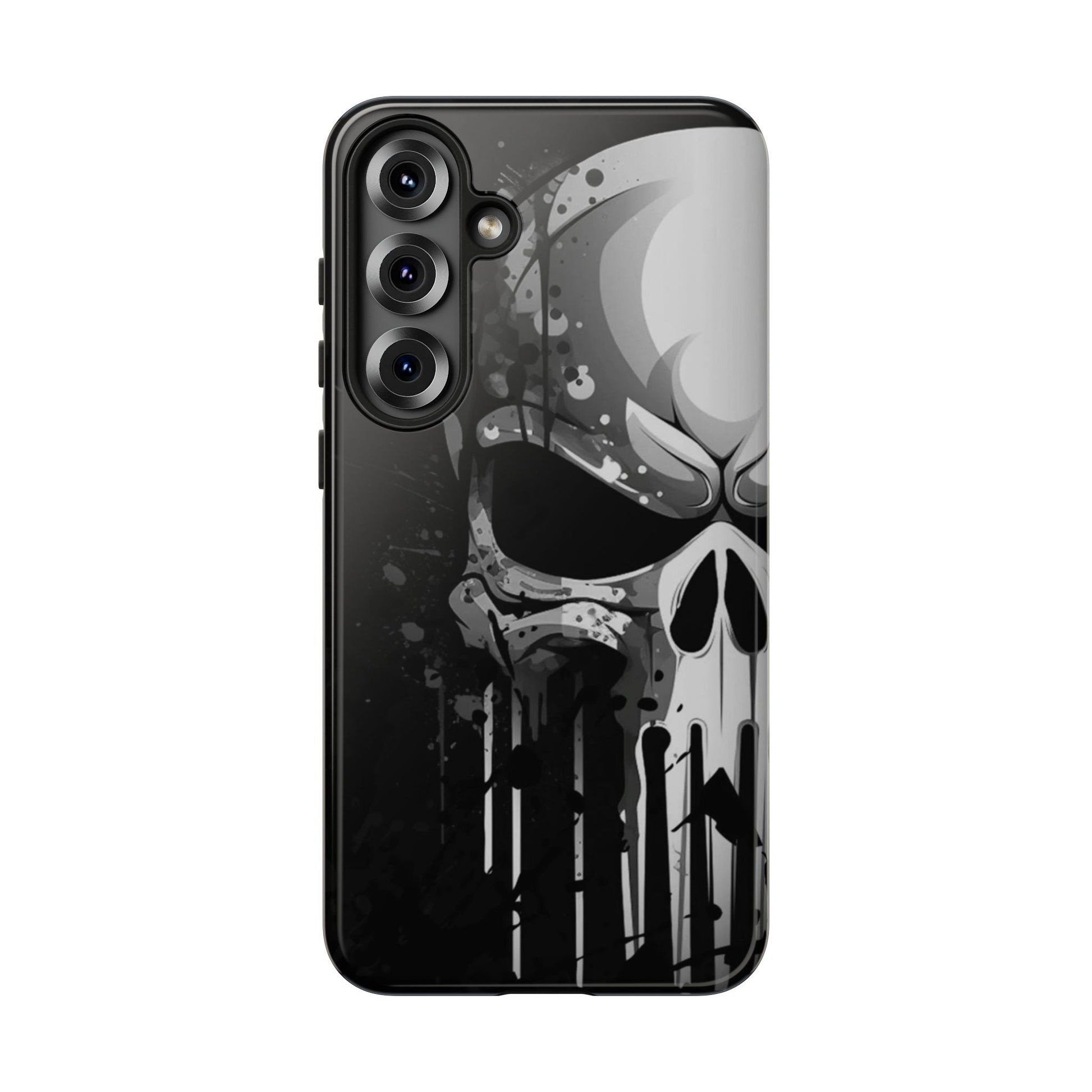 Punisher Skull Tough Cases for iPhones, Samsung, and Pixel