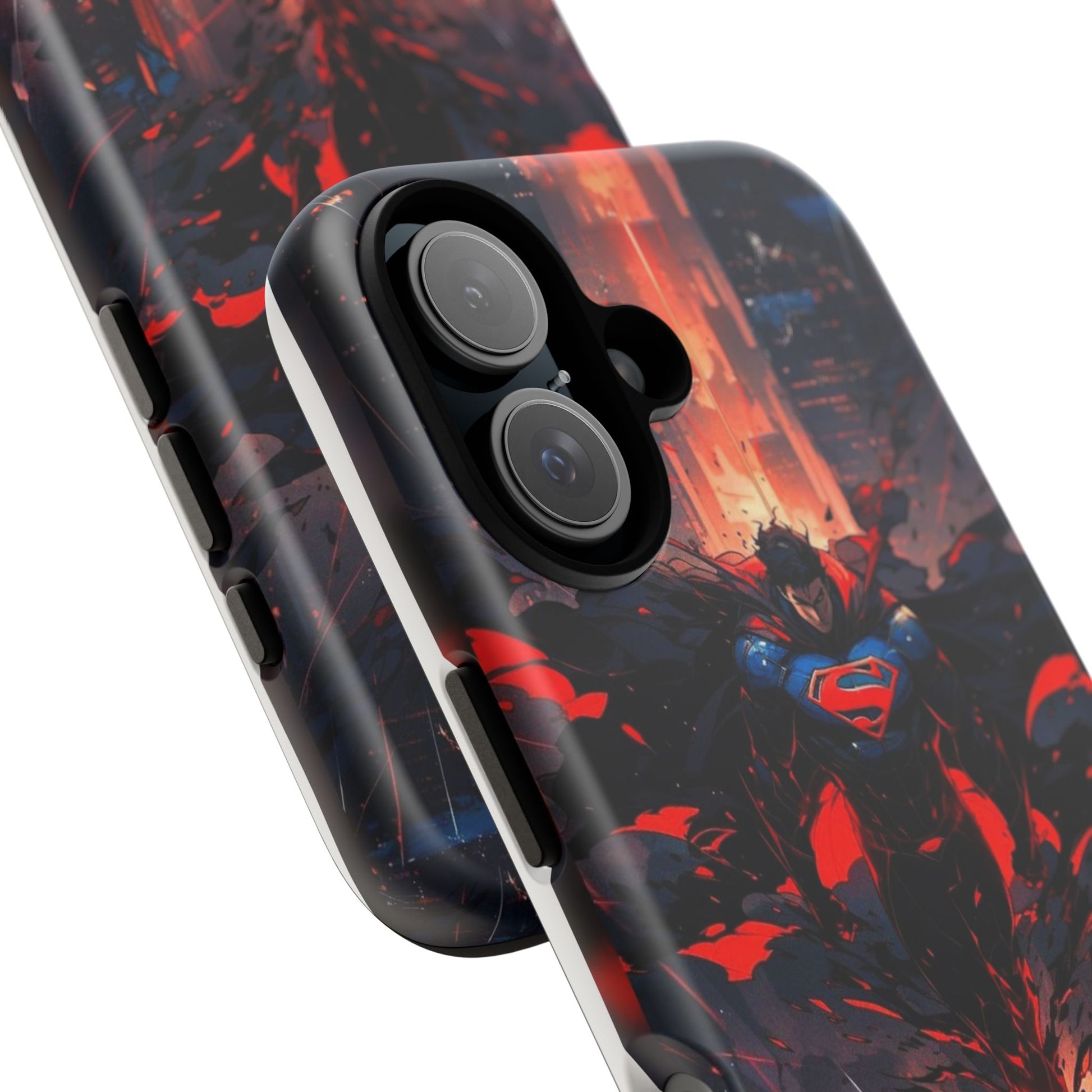 Anime Superman Tough Cases for iPhones, Samsung, and Pixel