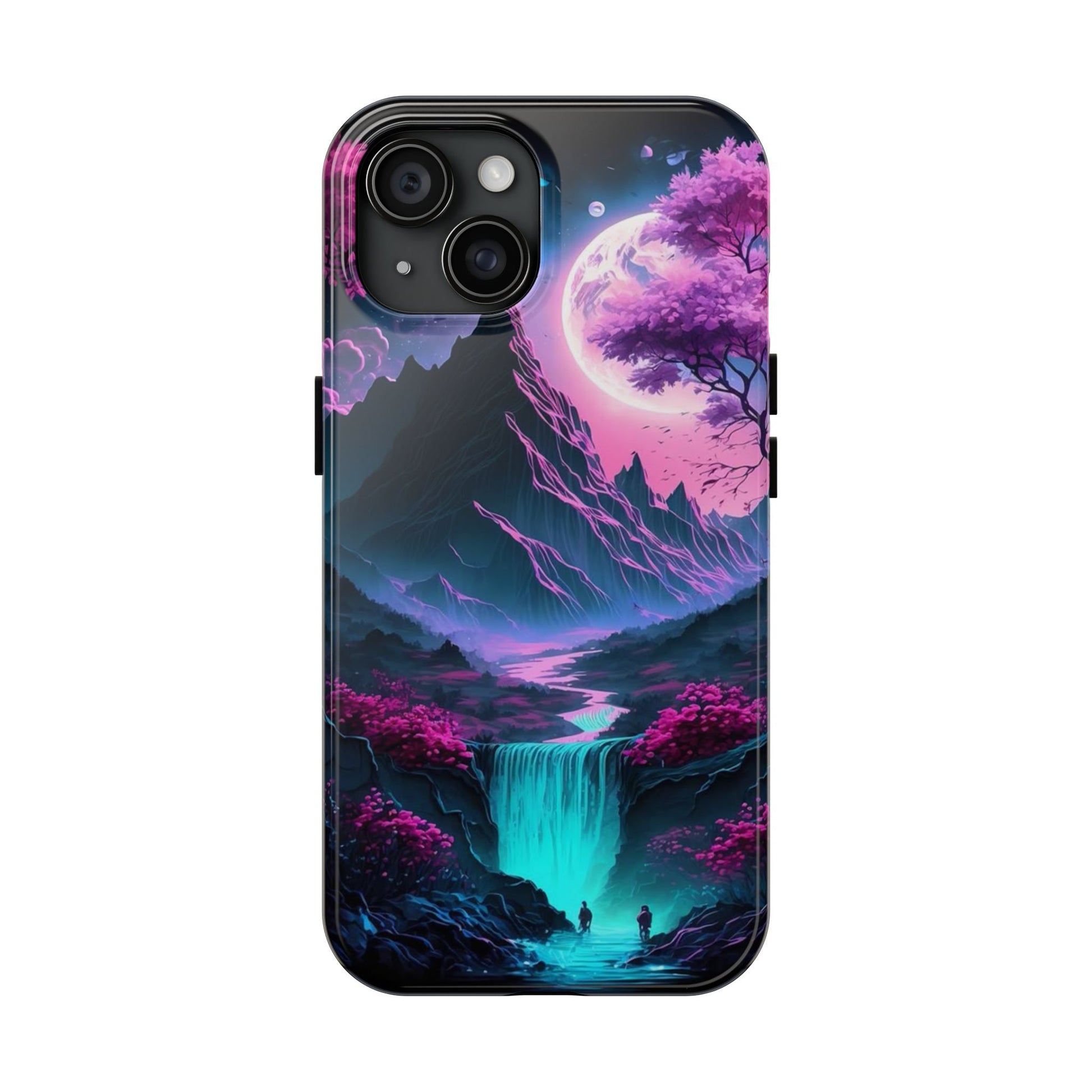 Cherry Blossoms in Japan Themed Tough Phone Cases for Iphones & Samsung Phones